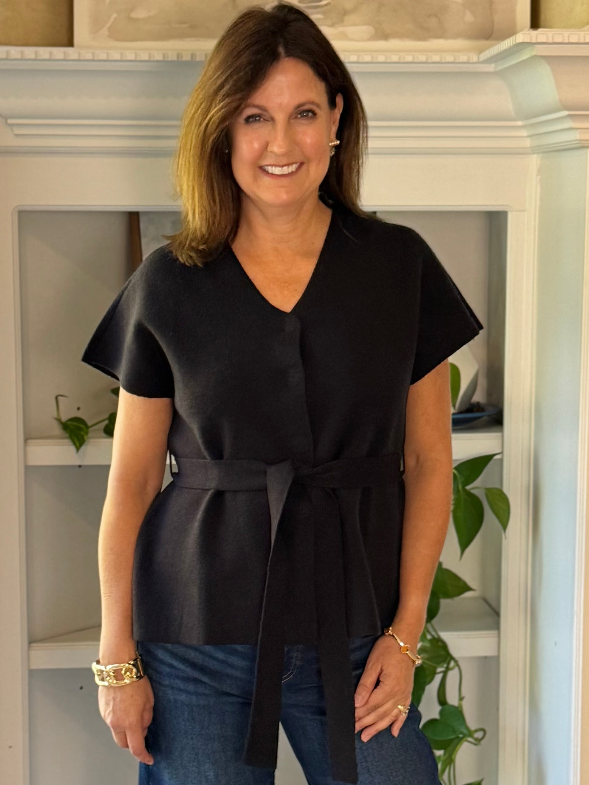 Simply Stunning Tie Waist Sweater