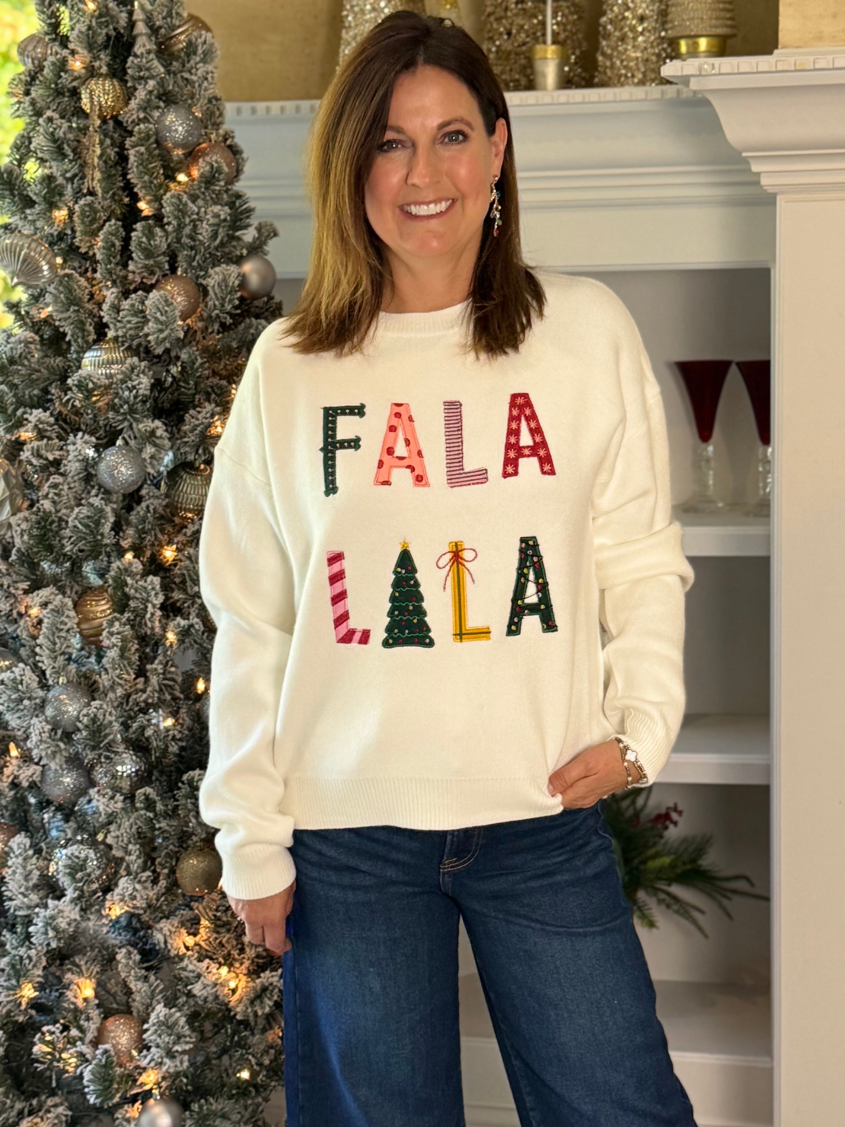 Fa La La Festive Sweater