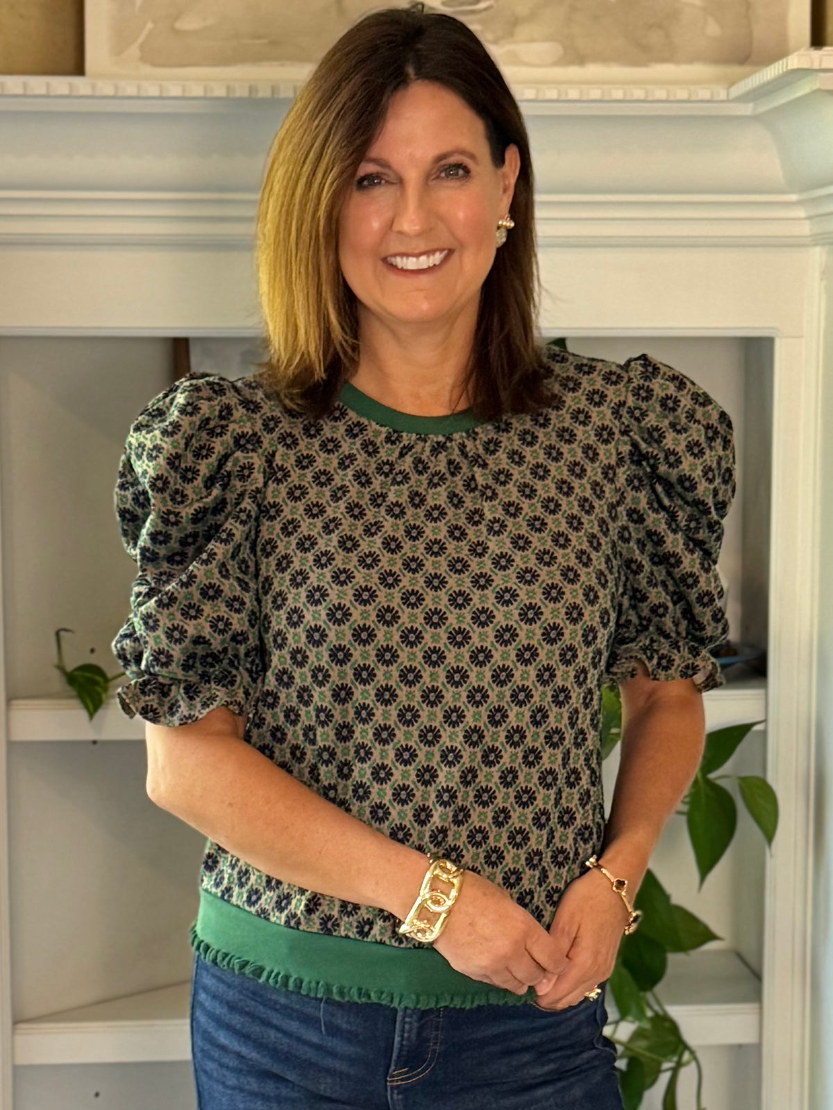 Small Wonders Print Knit Top