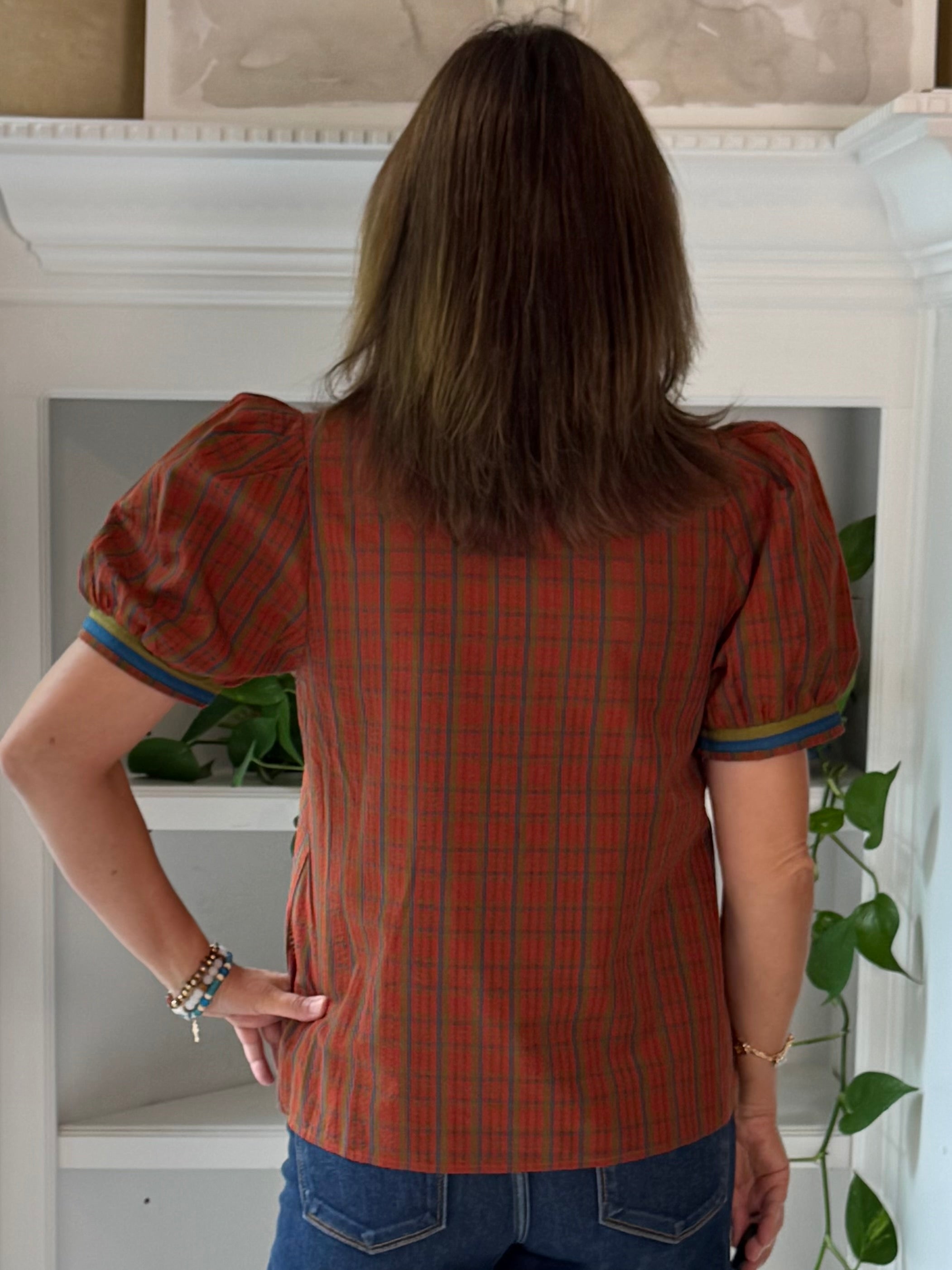 Weekend in Vermont Plaid Top