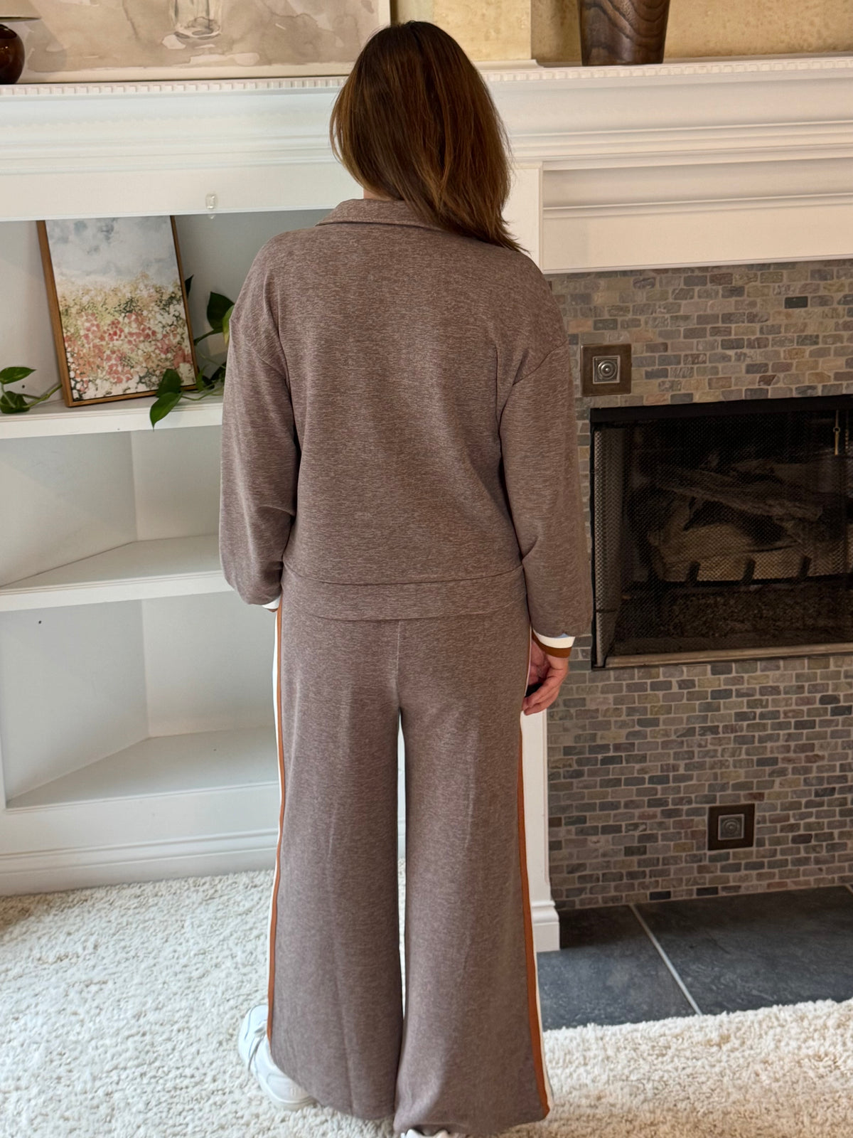 Weekend Chic Lounge Set - Brown