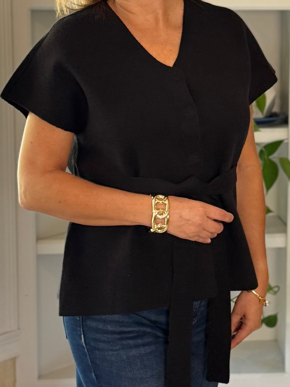 Simply Stunning Tie Waist Sweater