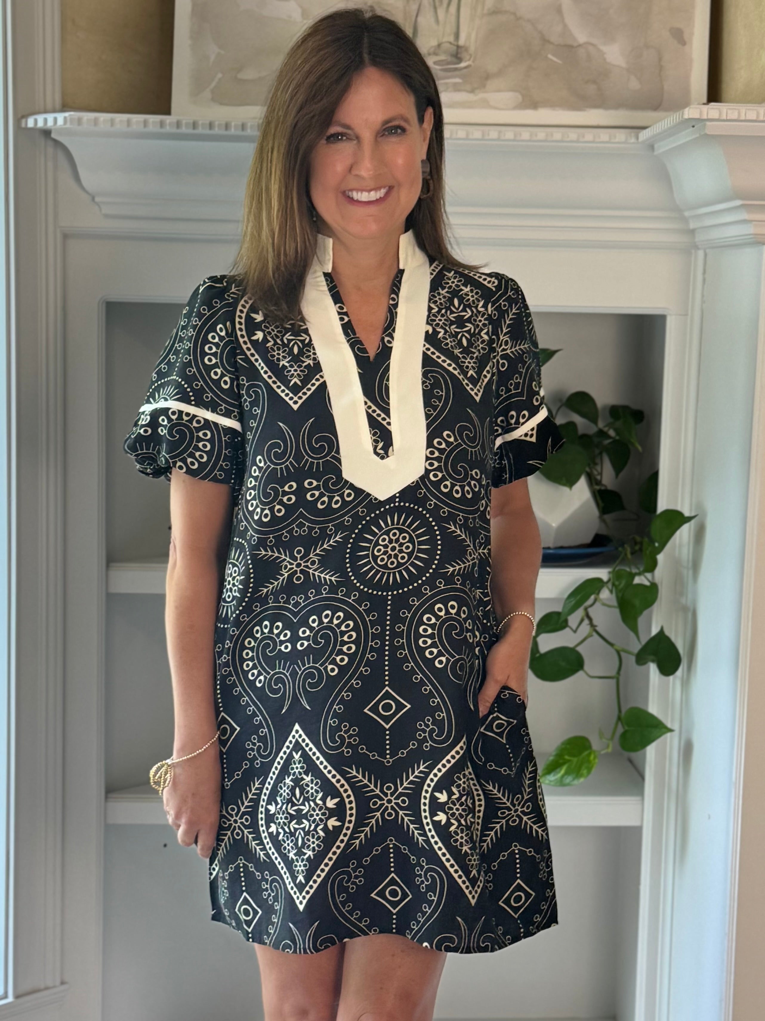 Midnight Mosaic Dress