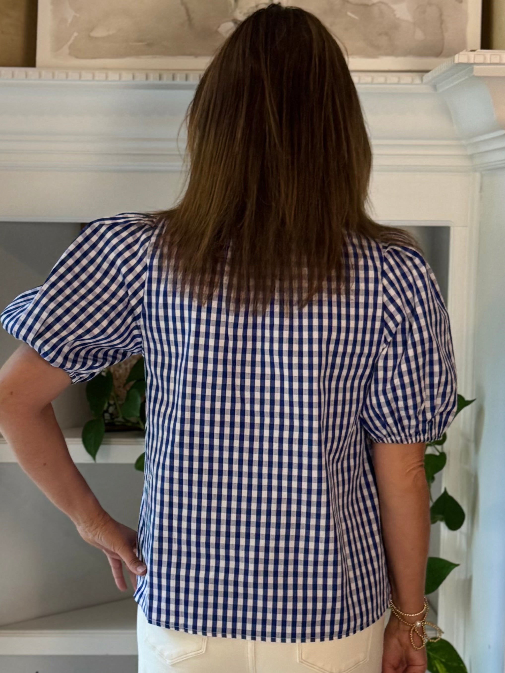 Color Pop Gingham Top