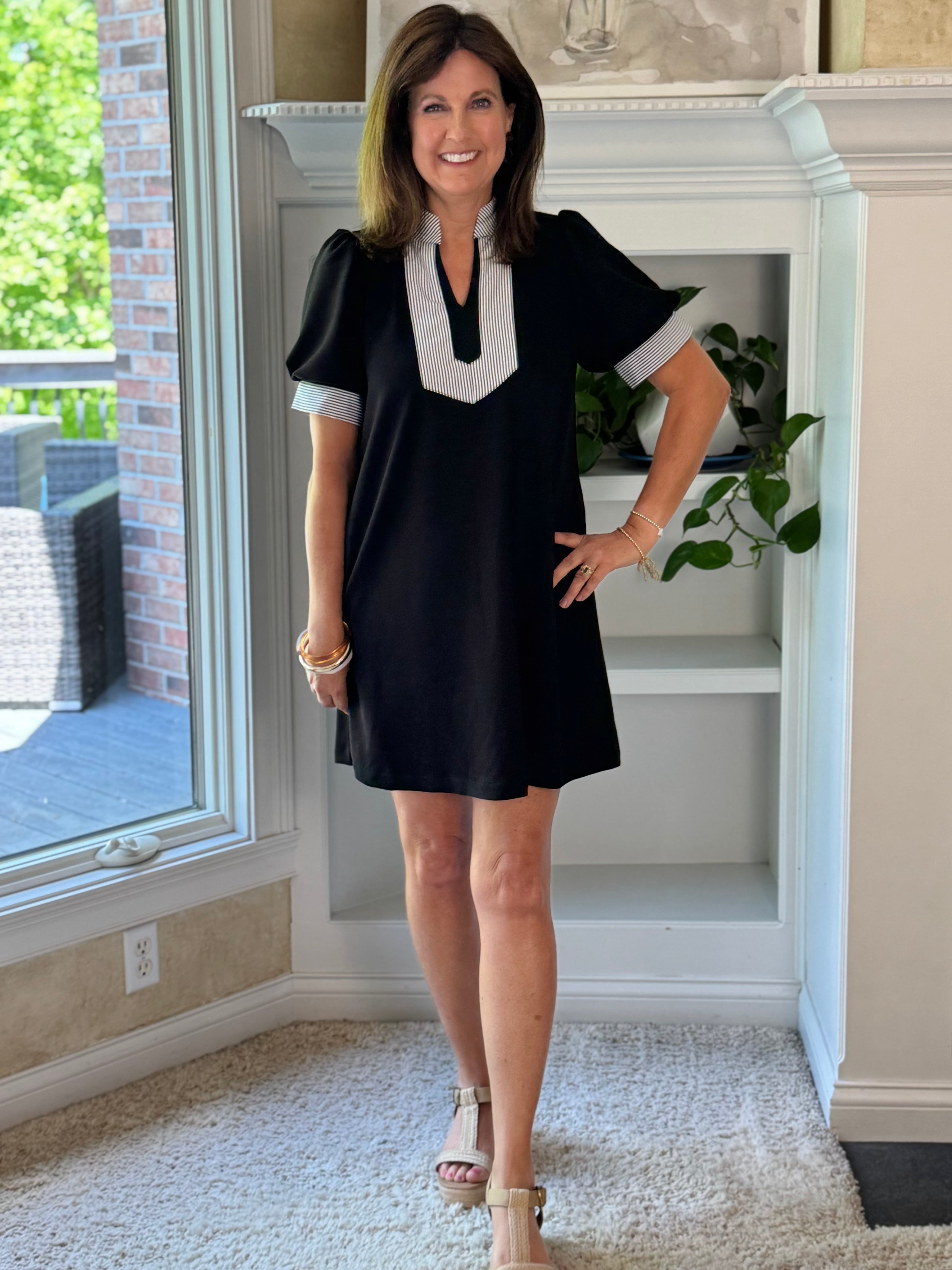 Timeless Contrast Dress