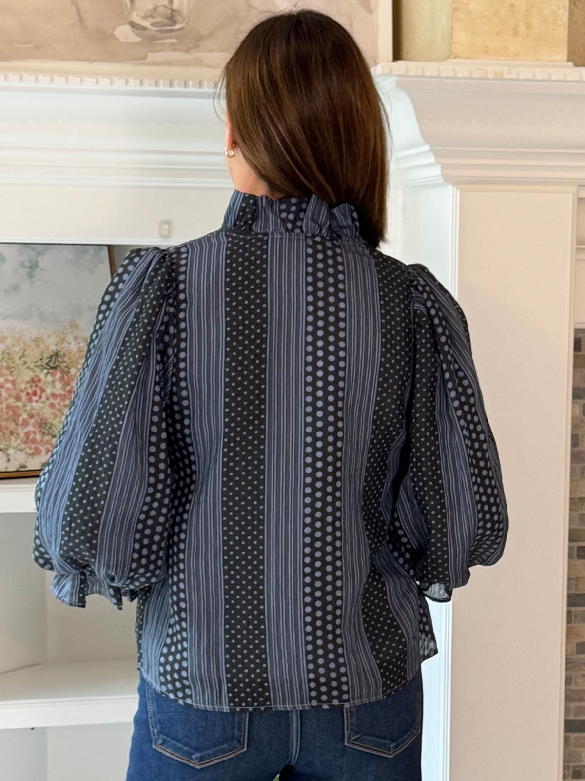 Different By Design Print Blouse