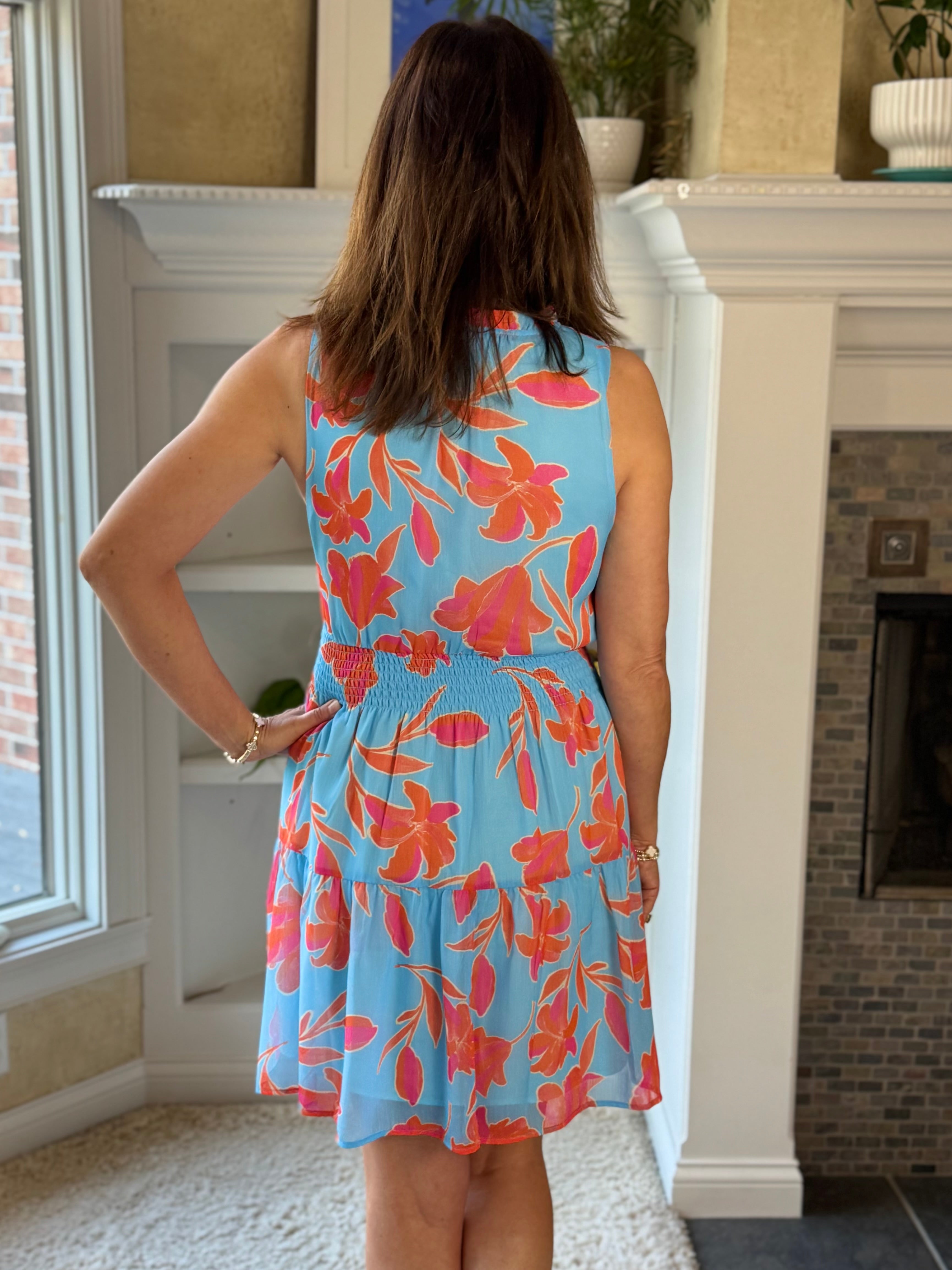 THML Sunset Tassel Dress