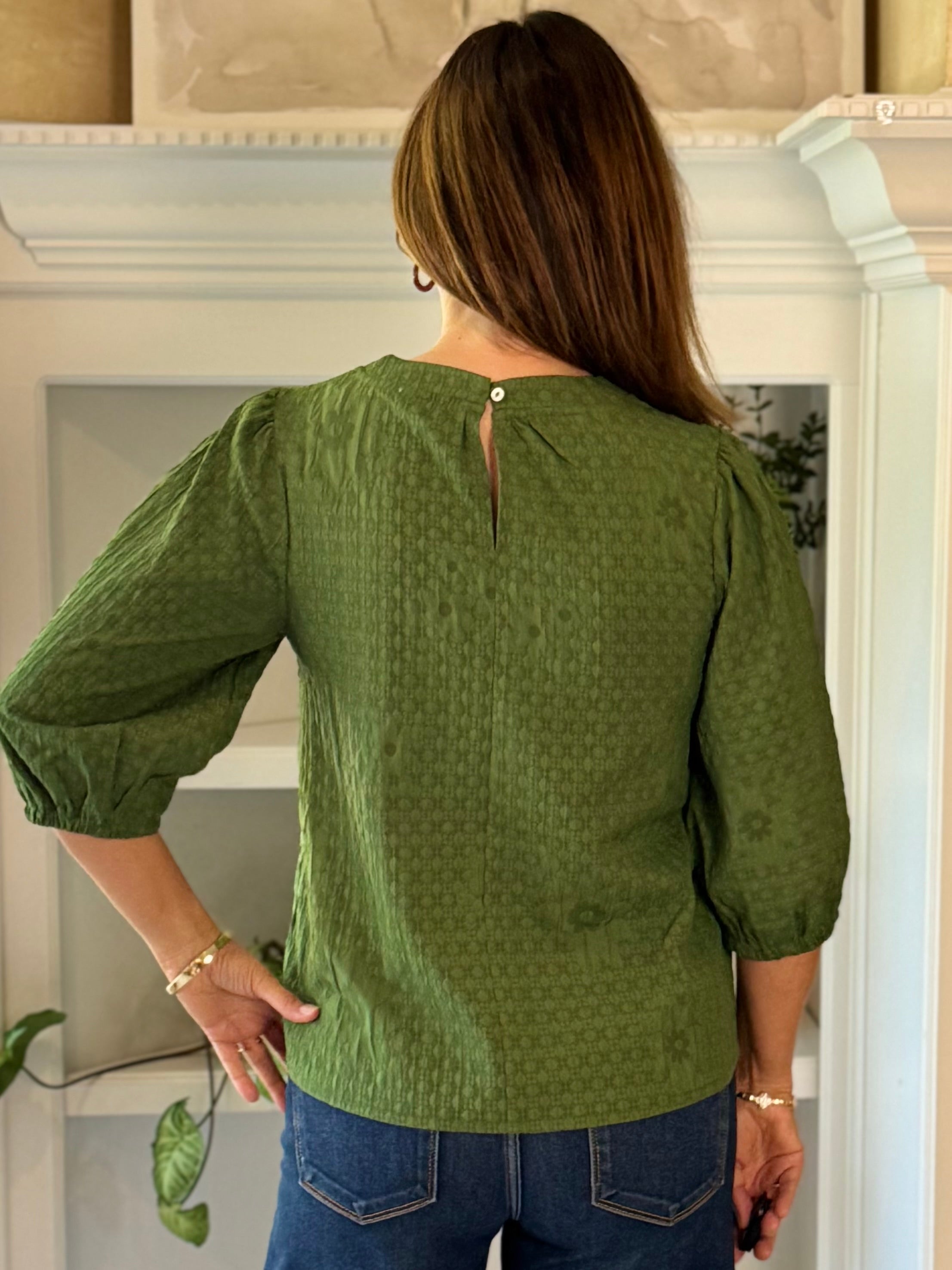 Olive Joy Top