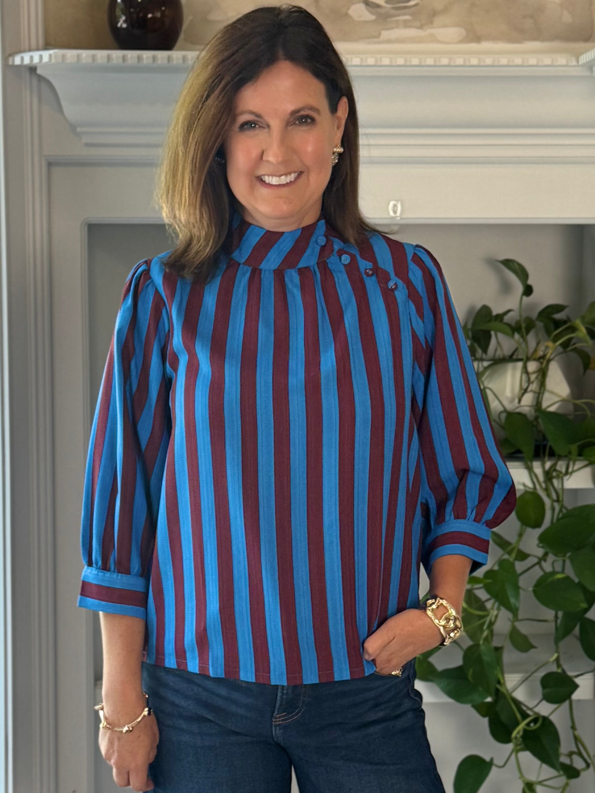 Stripe This Way Blouse