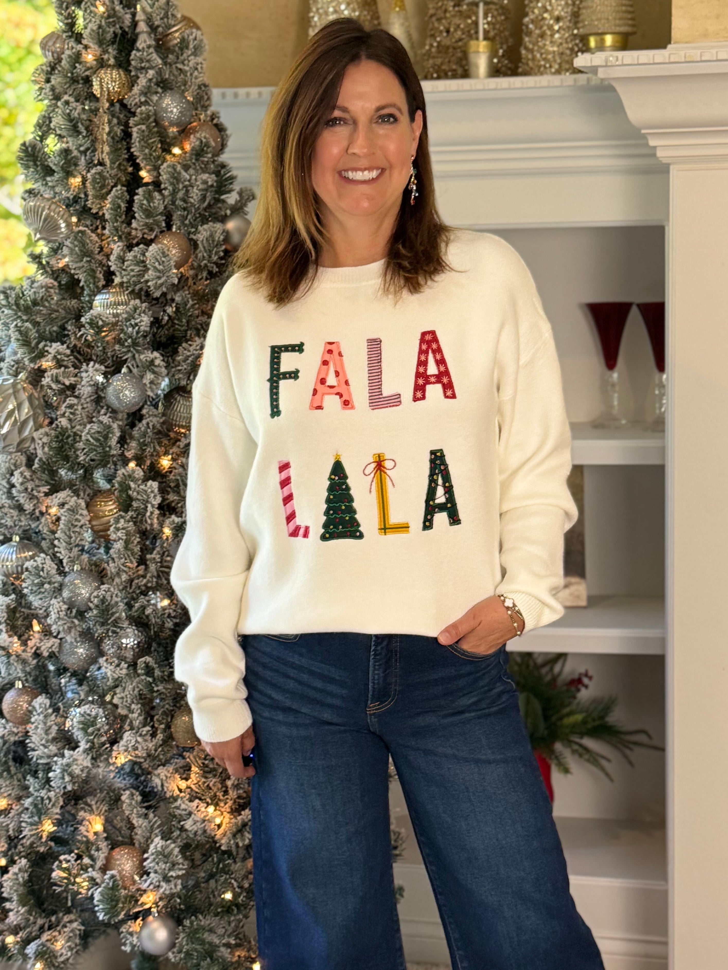 Fa La La Festive Sweater