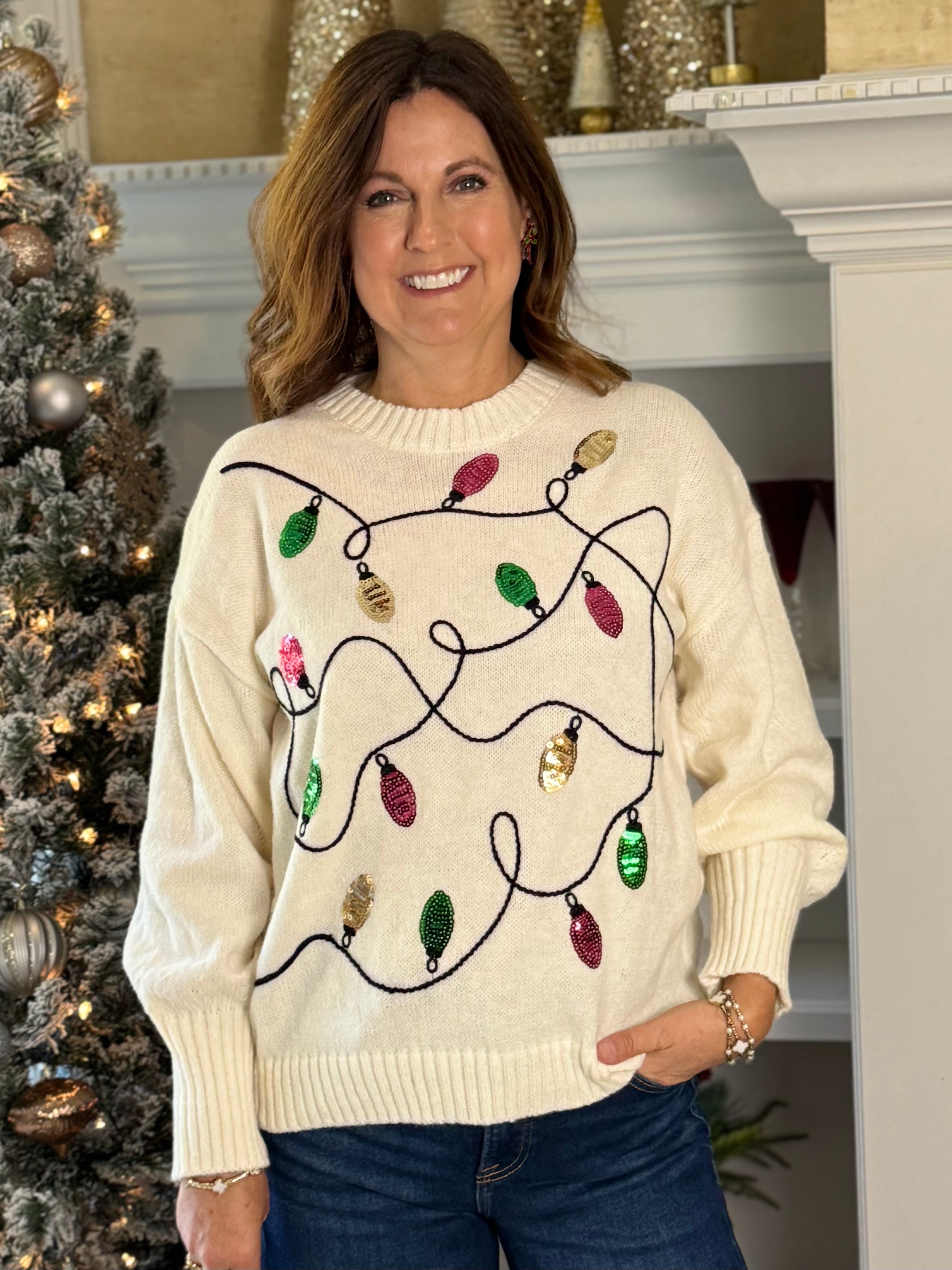 Deck the Lights Sweater