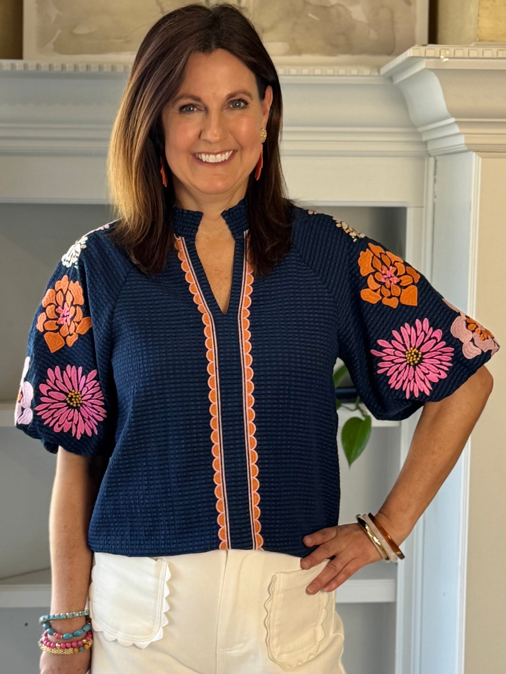 THML Showstopper Embroidered Top