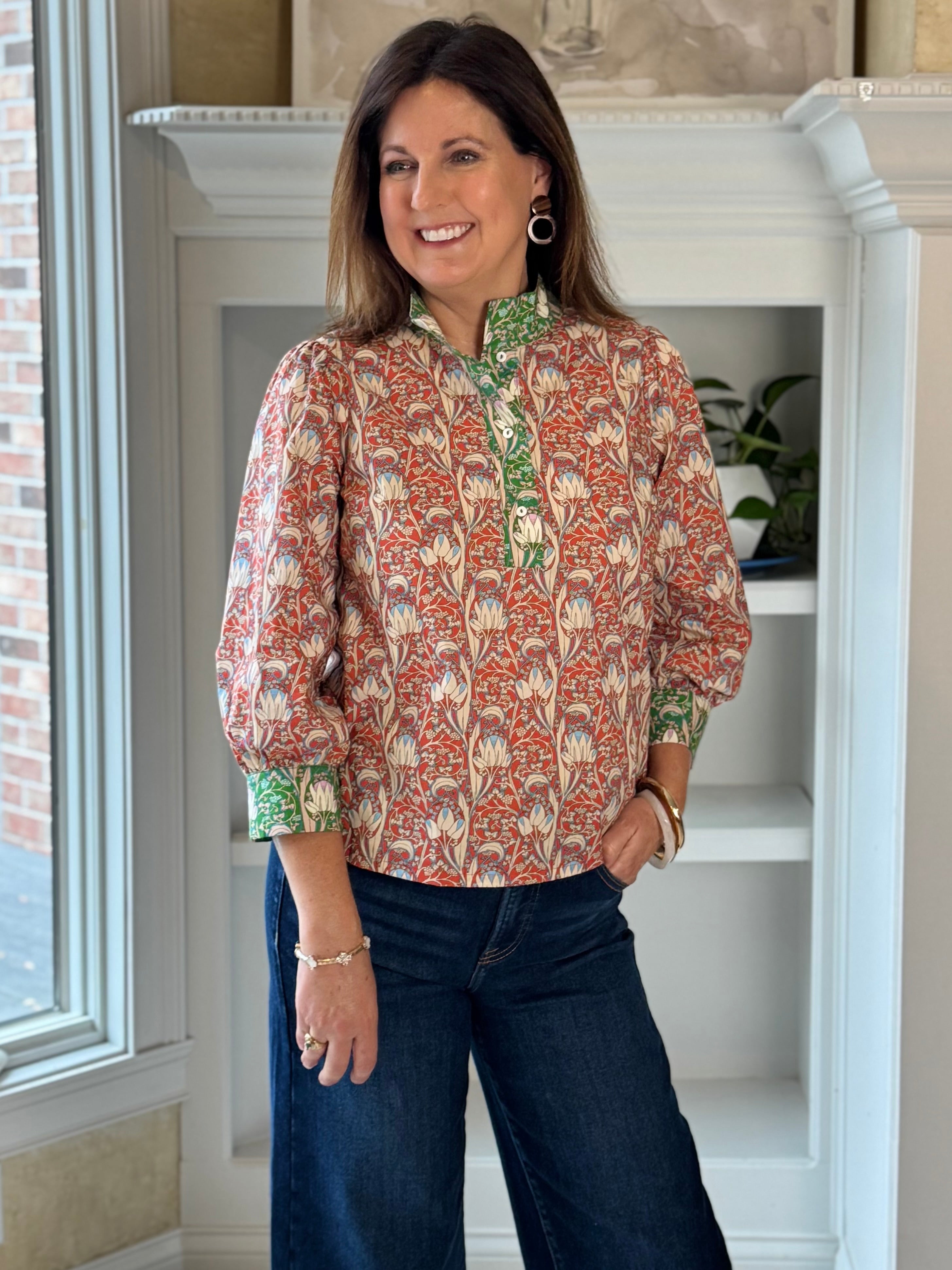 Timeless Floral Print Blouse