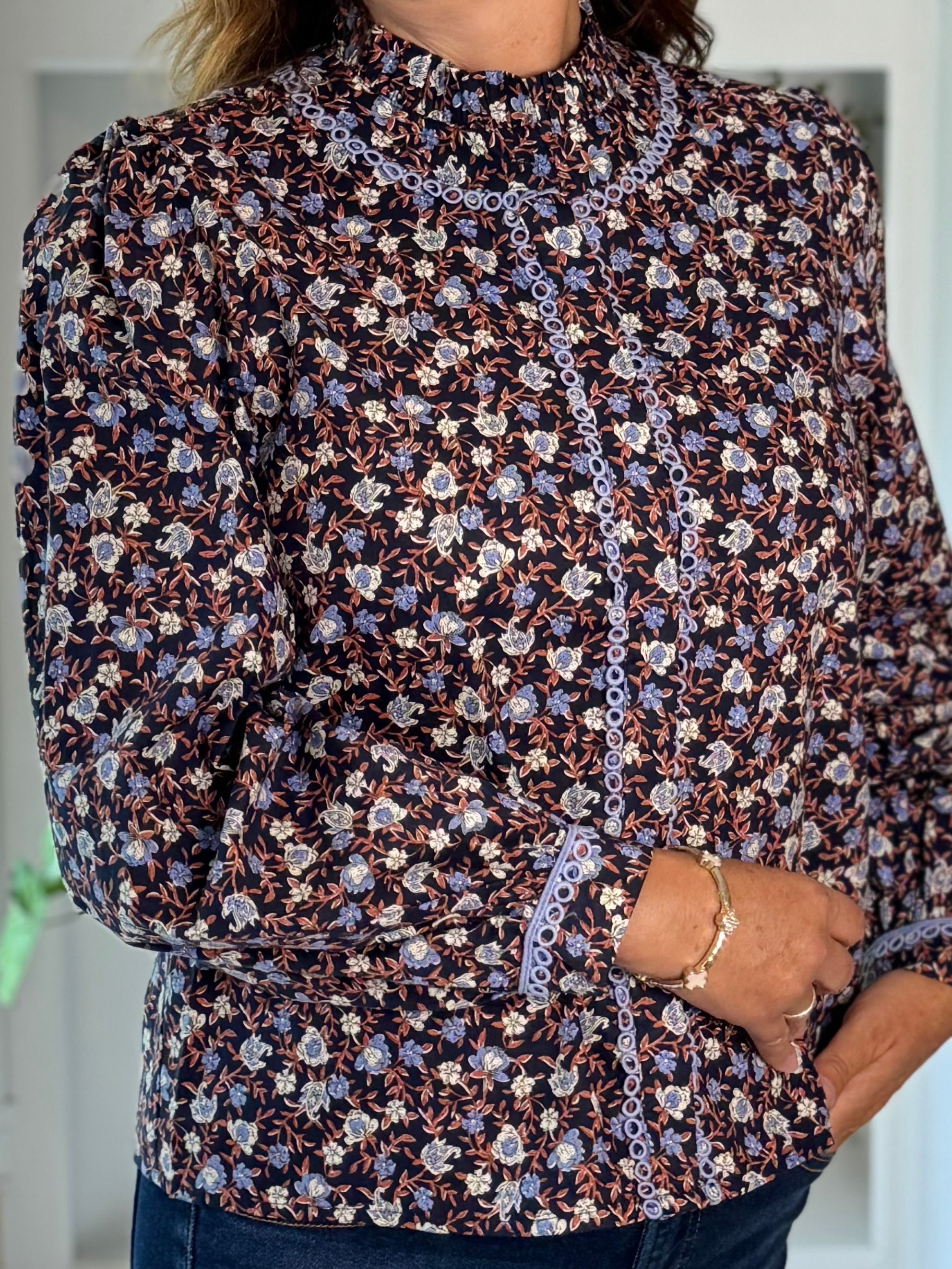 Floral Detail Top