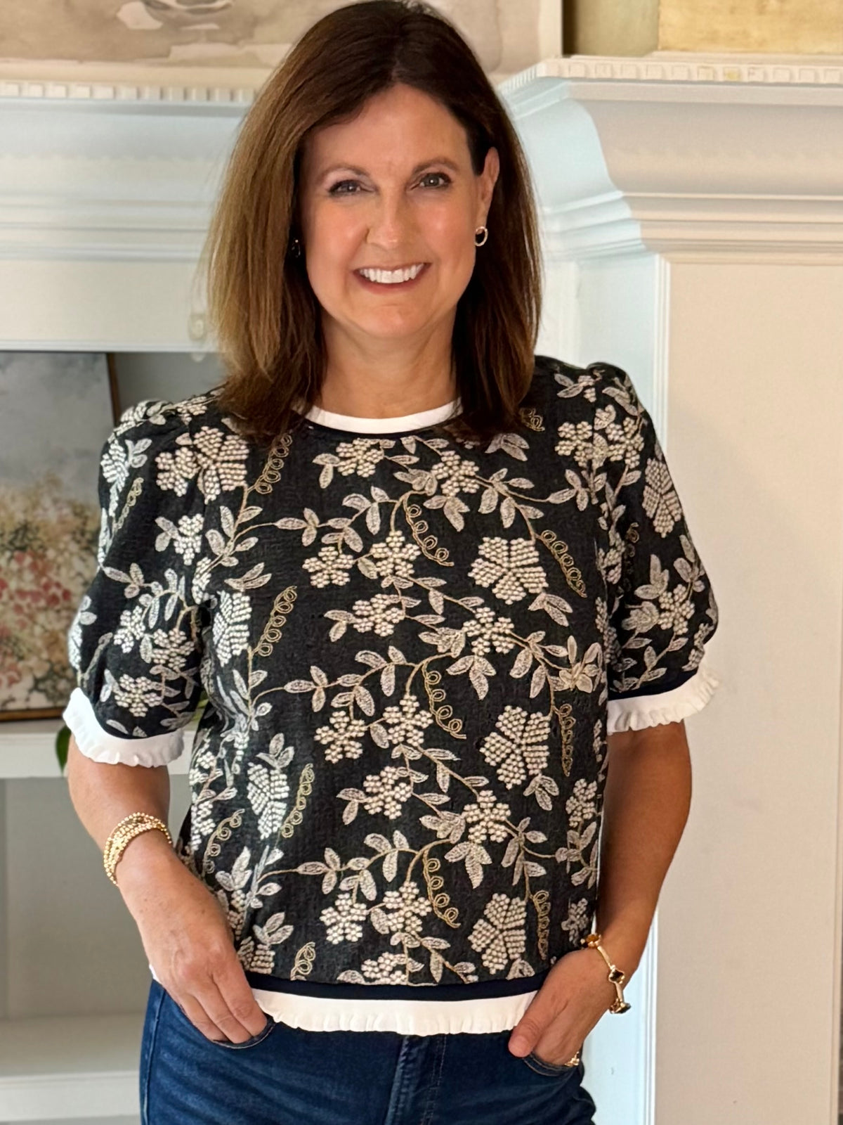 Perfectly Said Textured Top