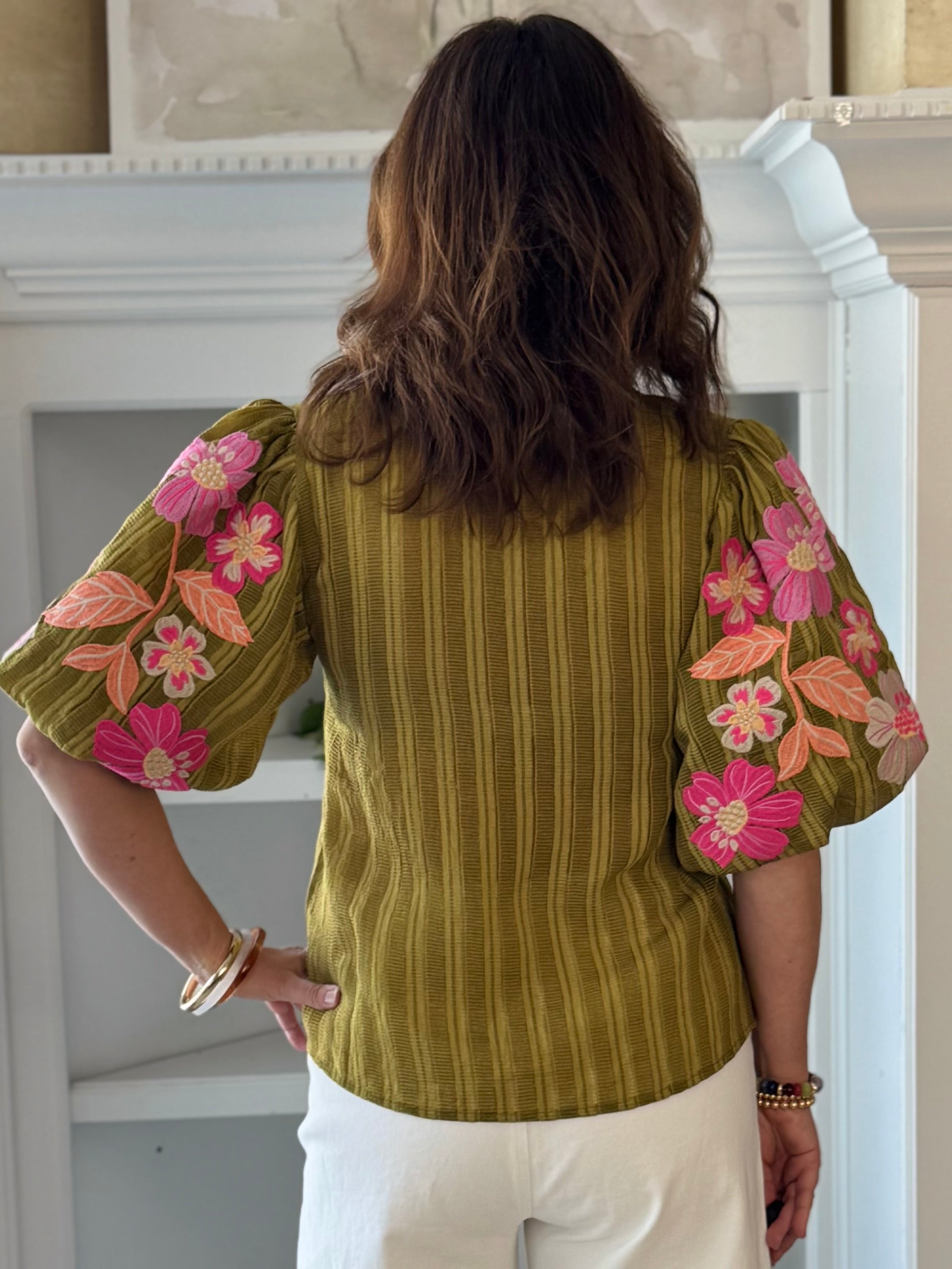 THML Embroidered Grace Blouse