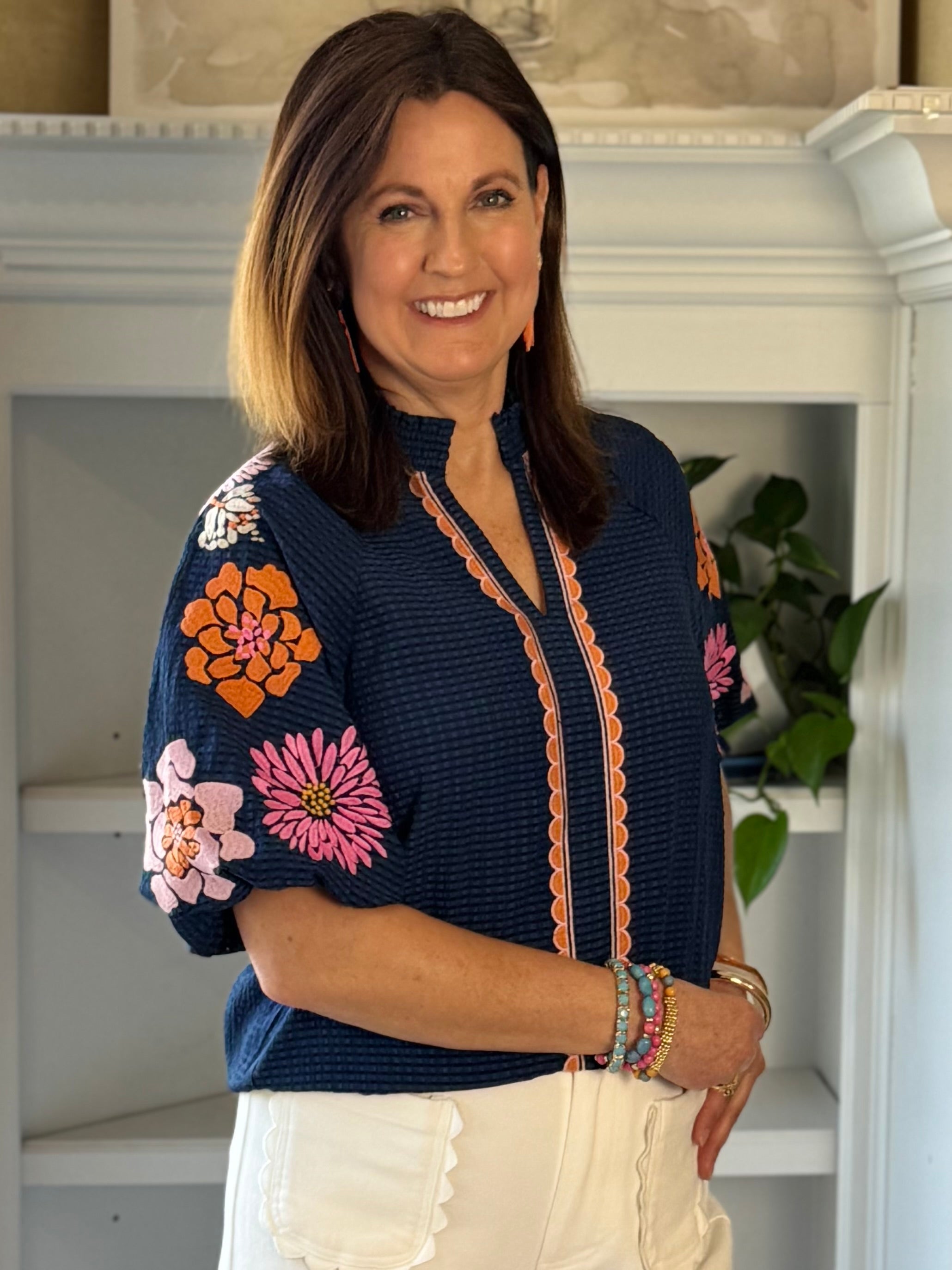 THML Showstopper Embroidered Top