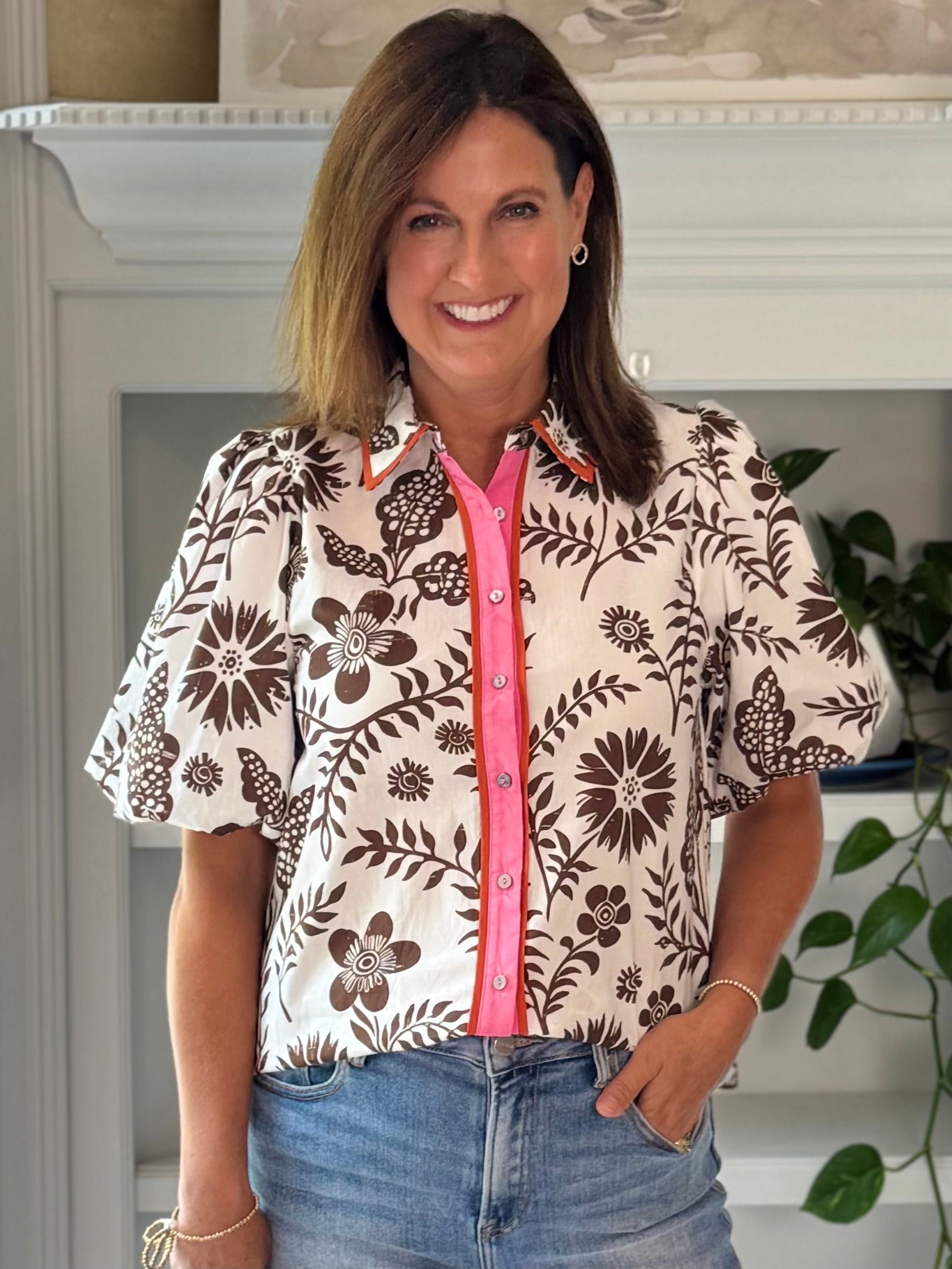 THML Sweet & Bold Contrast Top