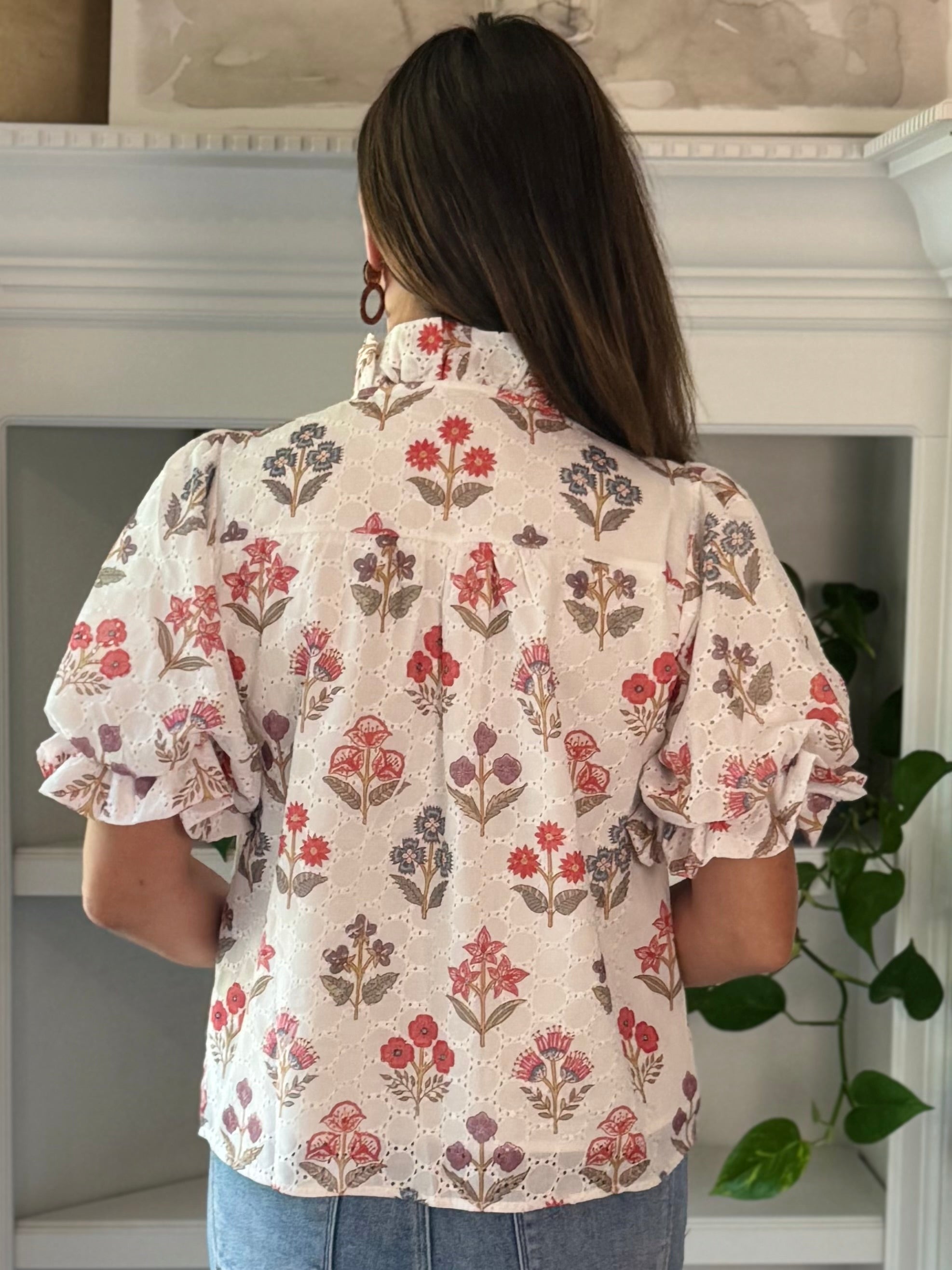Wildflower Eyelet Top