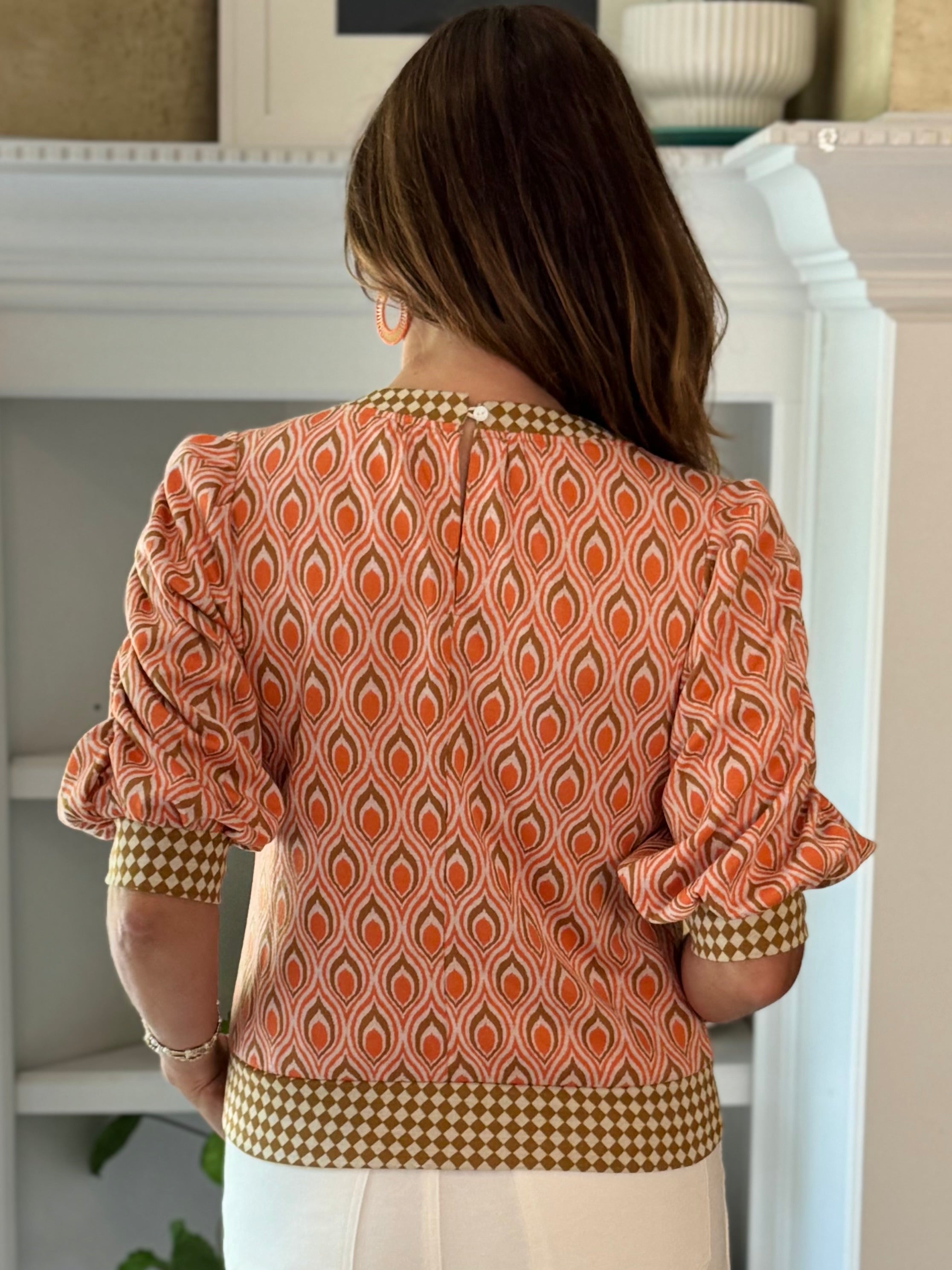 Golden Hour Print Top