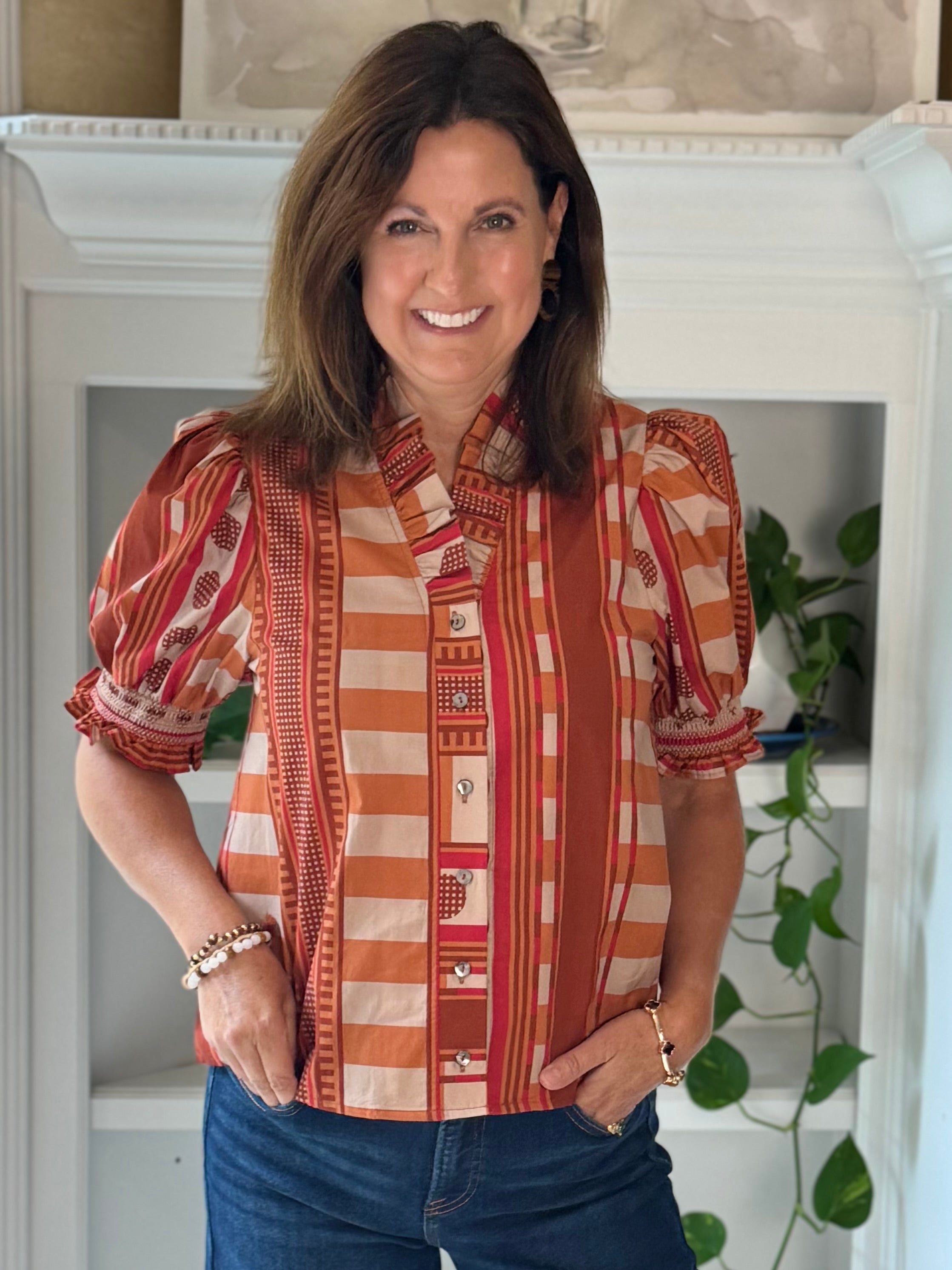 Mix It Up Print Top