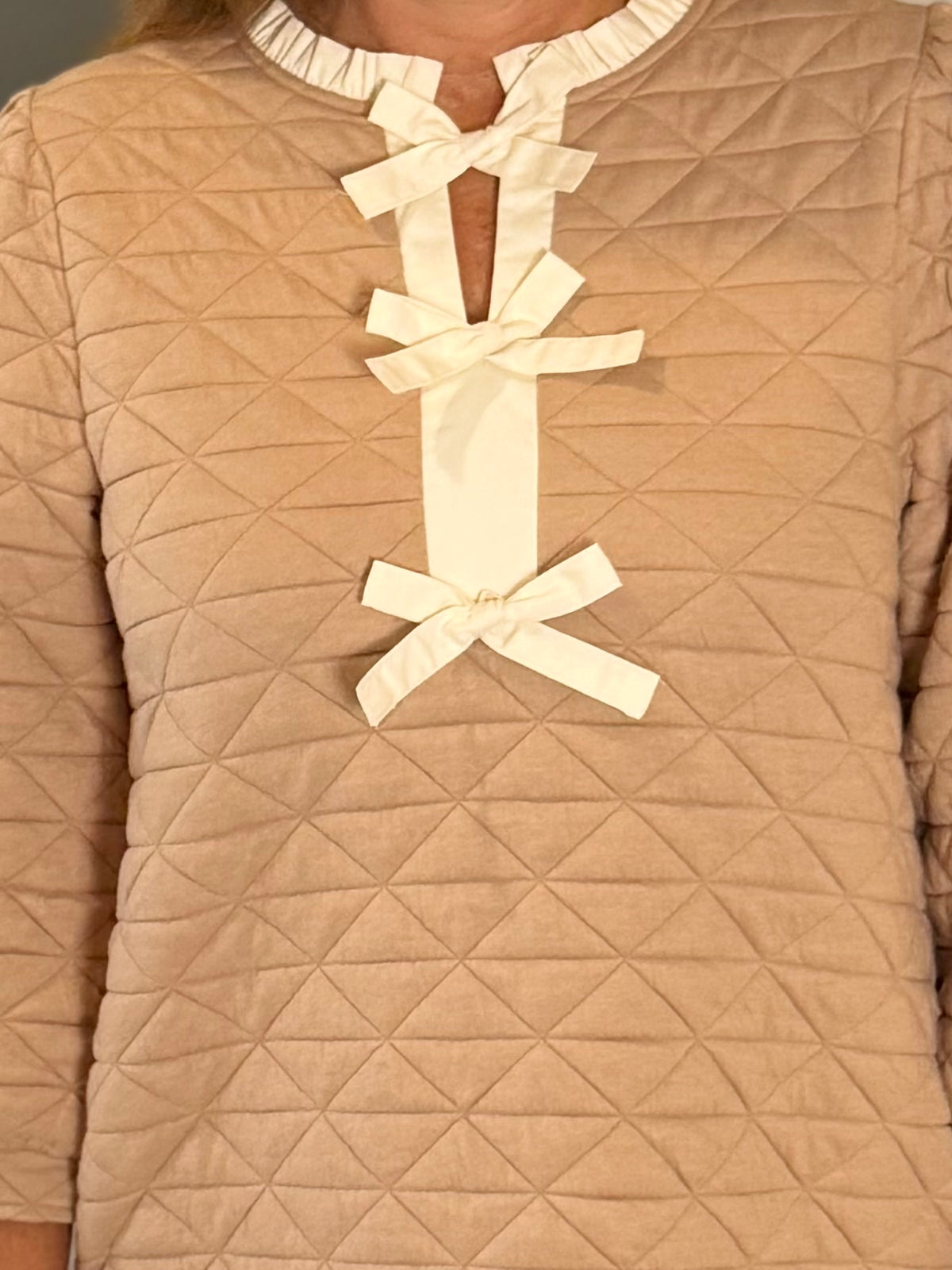 Take a Bow Quilted Dress