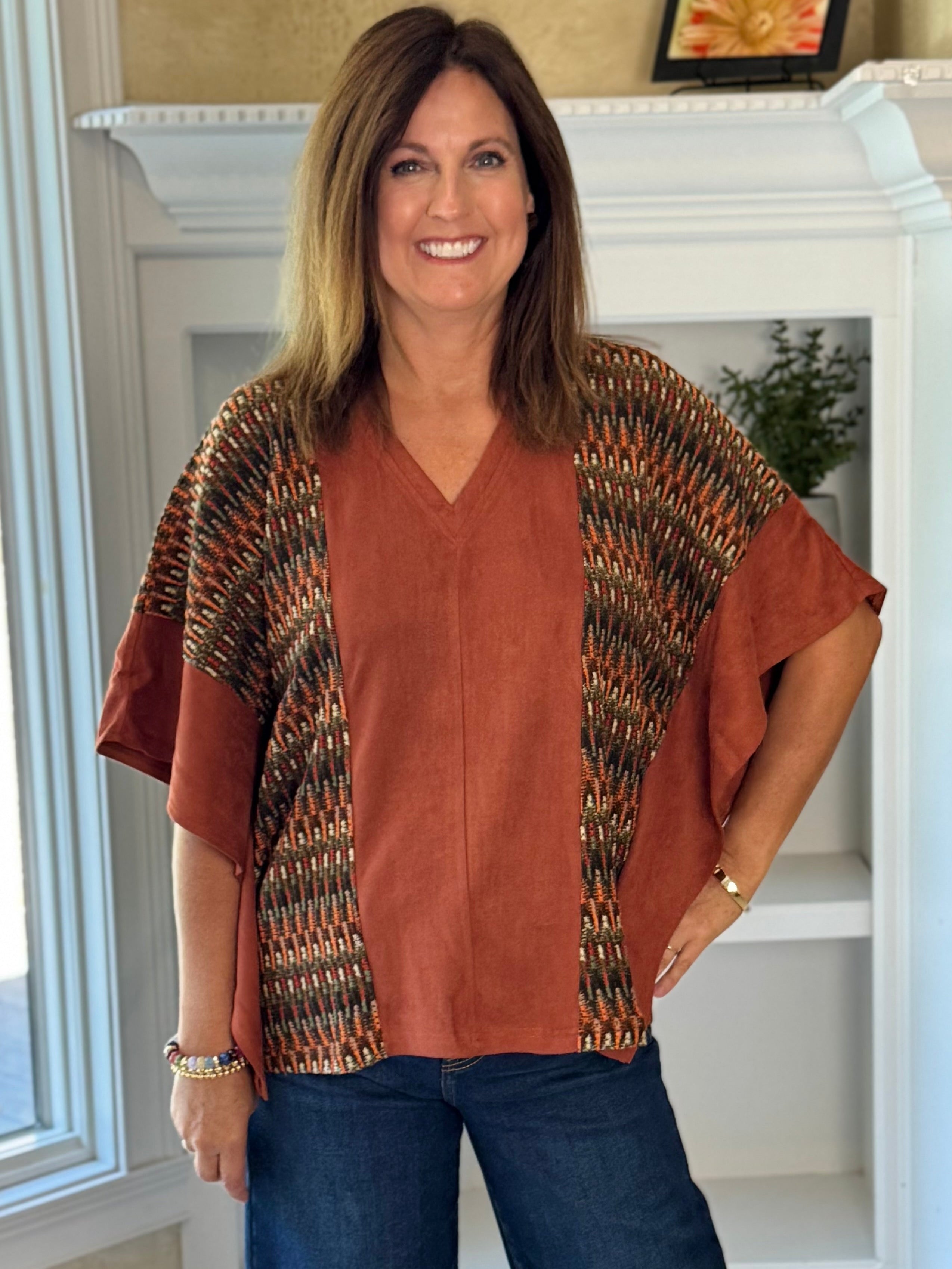 Fireside Nights Poncho