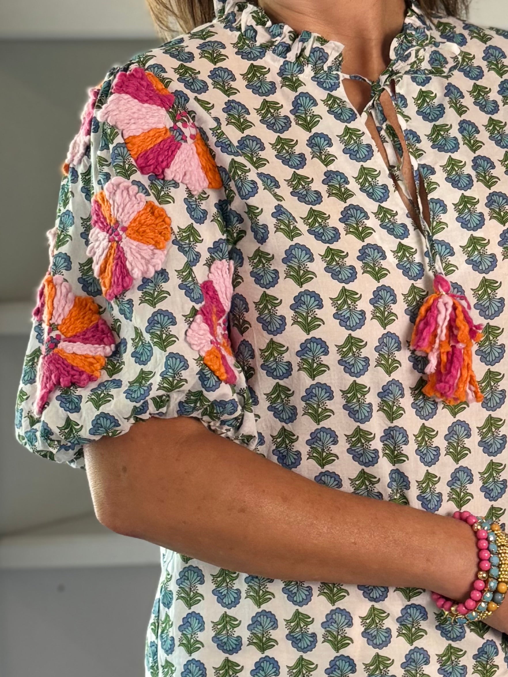 THML Color Delight Tassel Top