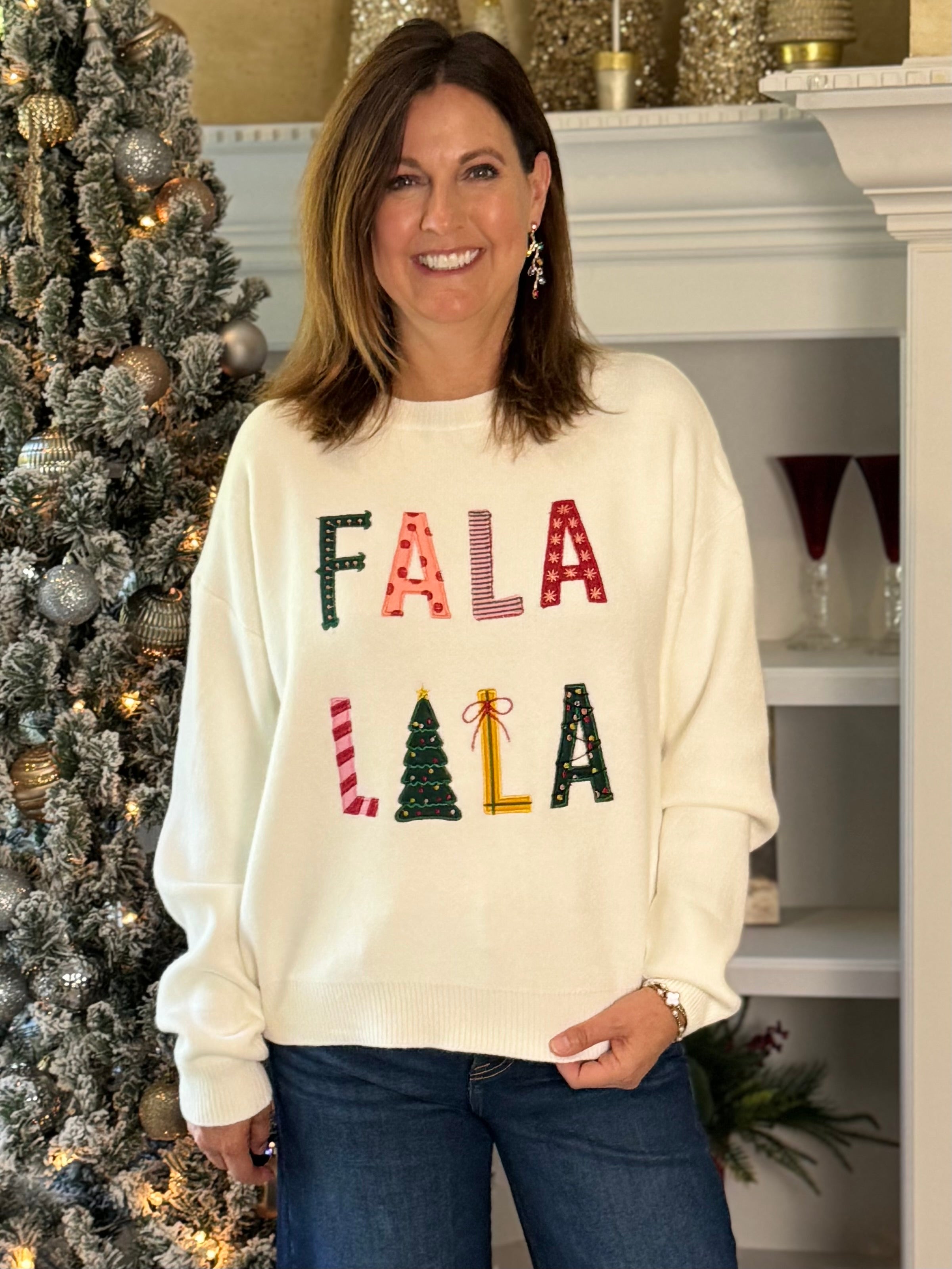Fa La La Festive Sweater
