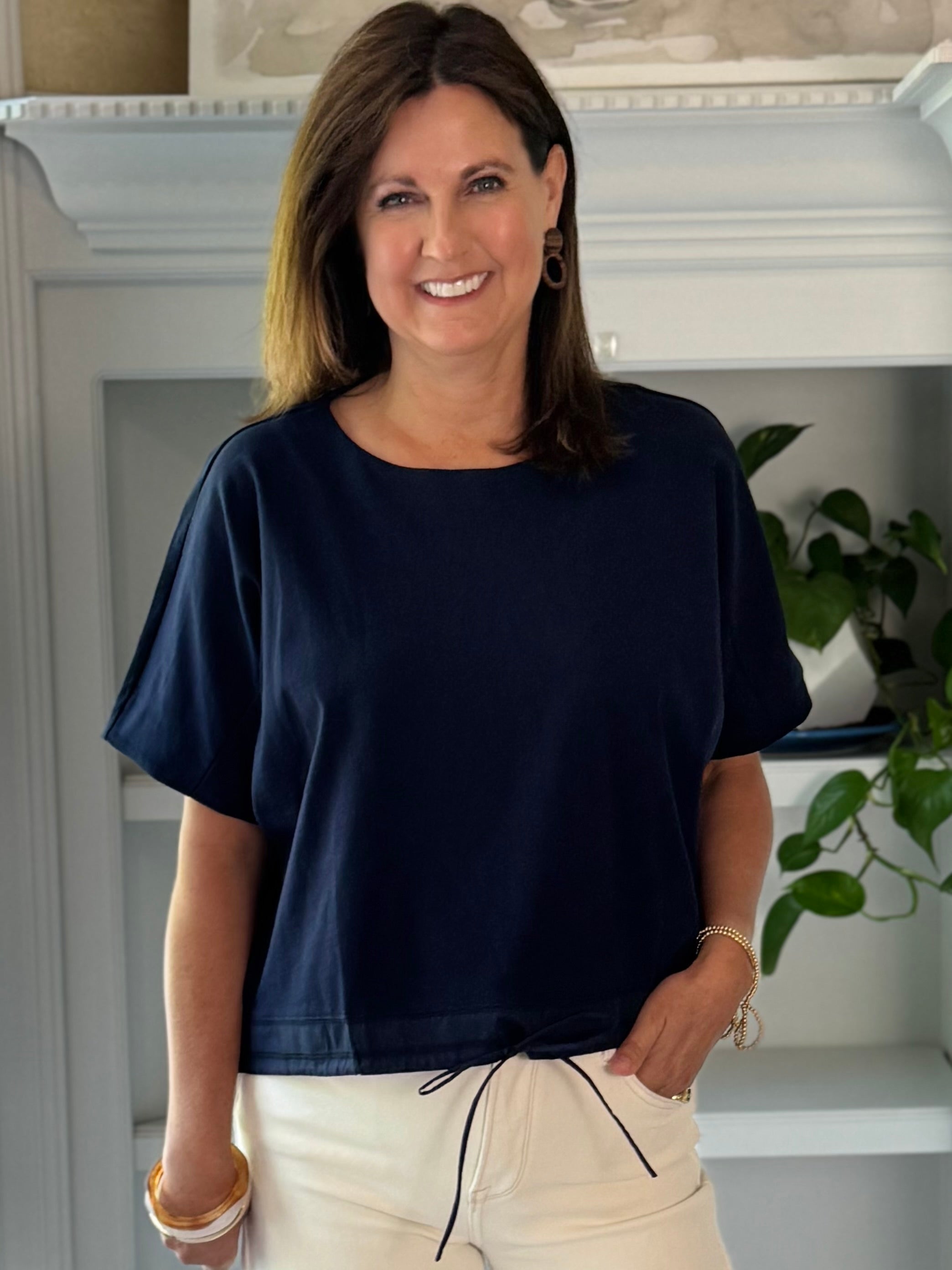 Modern Ease Top - Navy