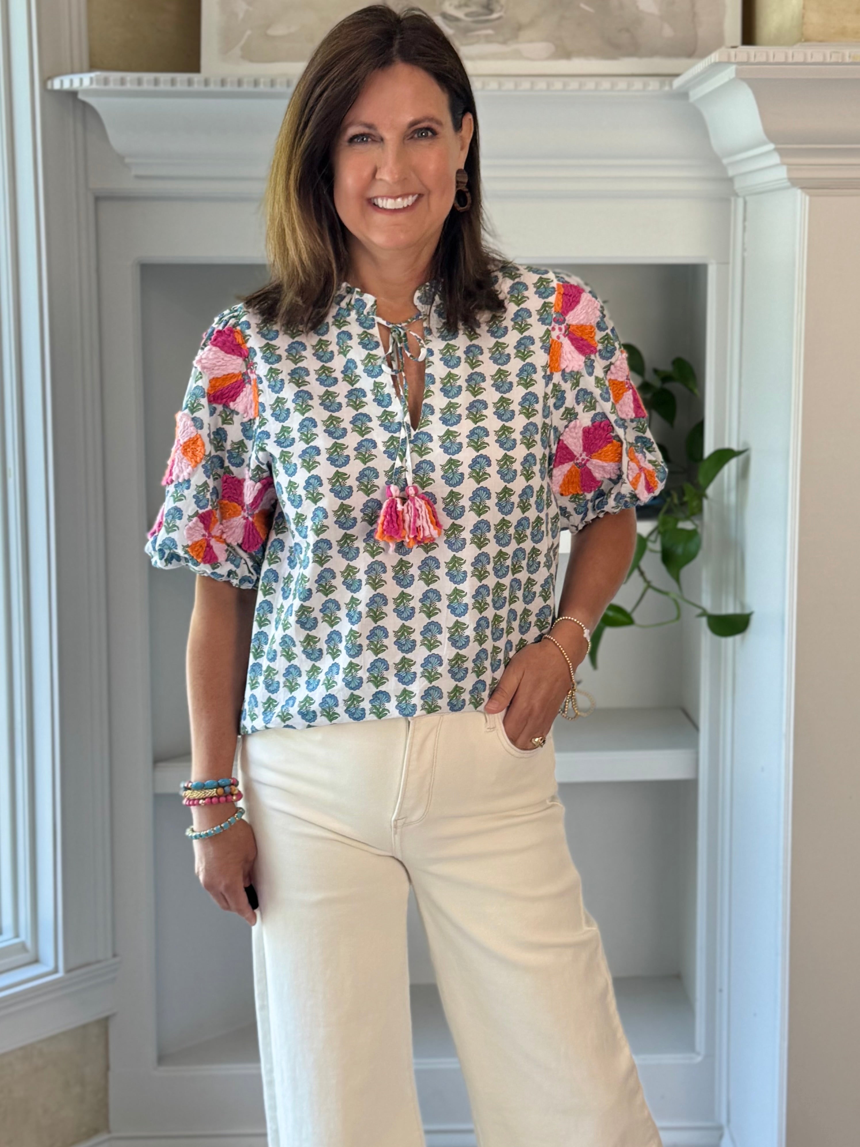 THML Color Delight Tassel Top