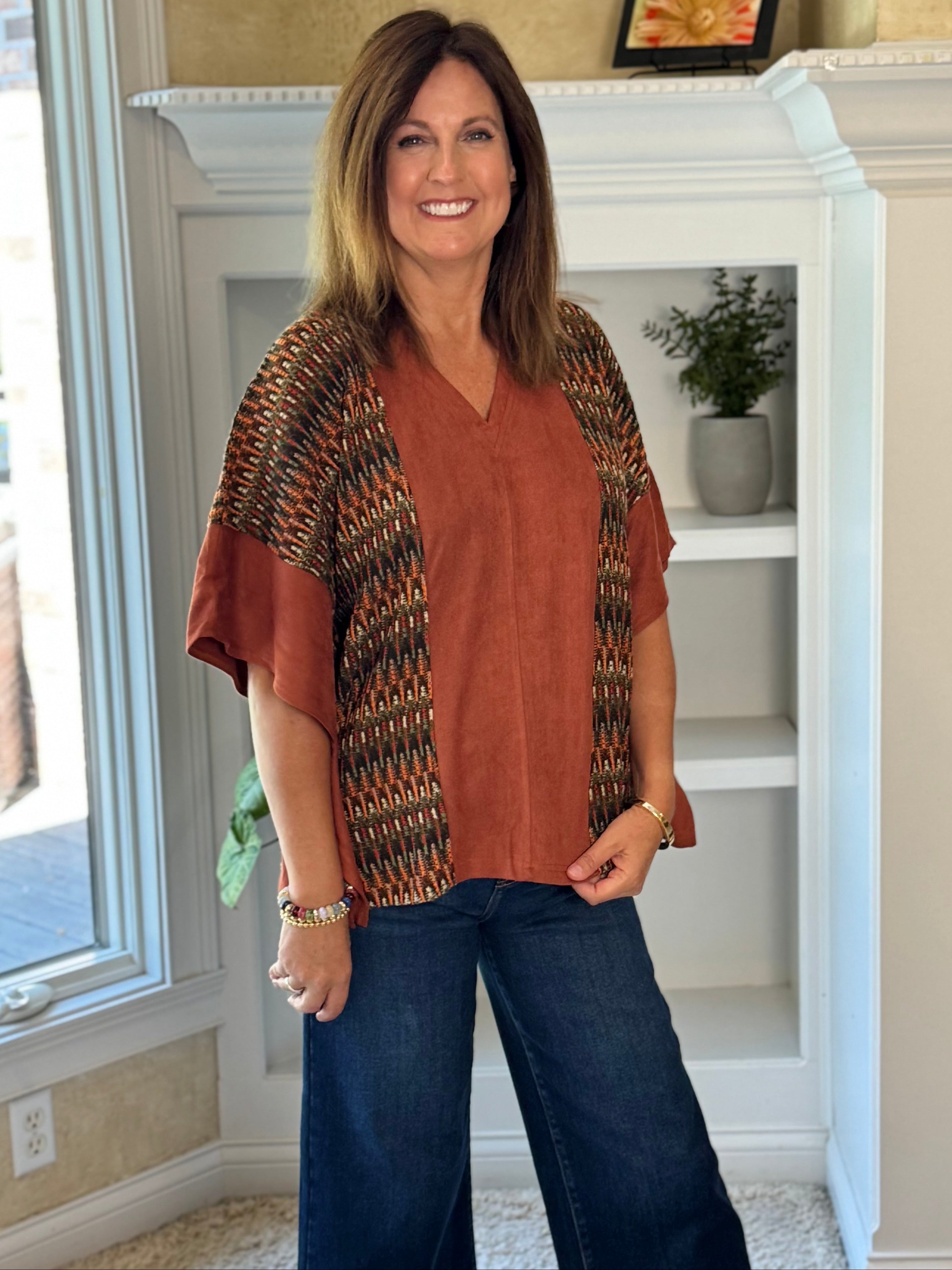 Fireside Nights Poncho