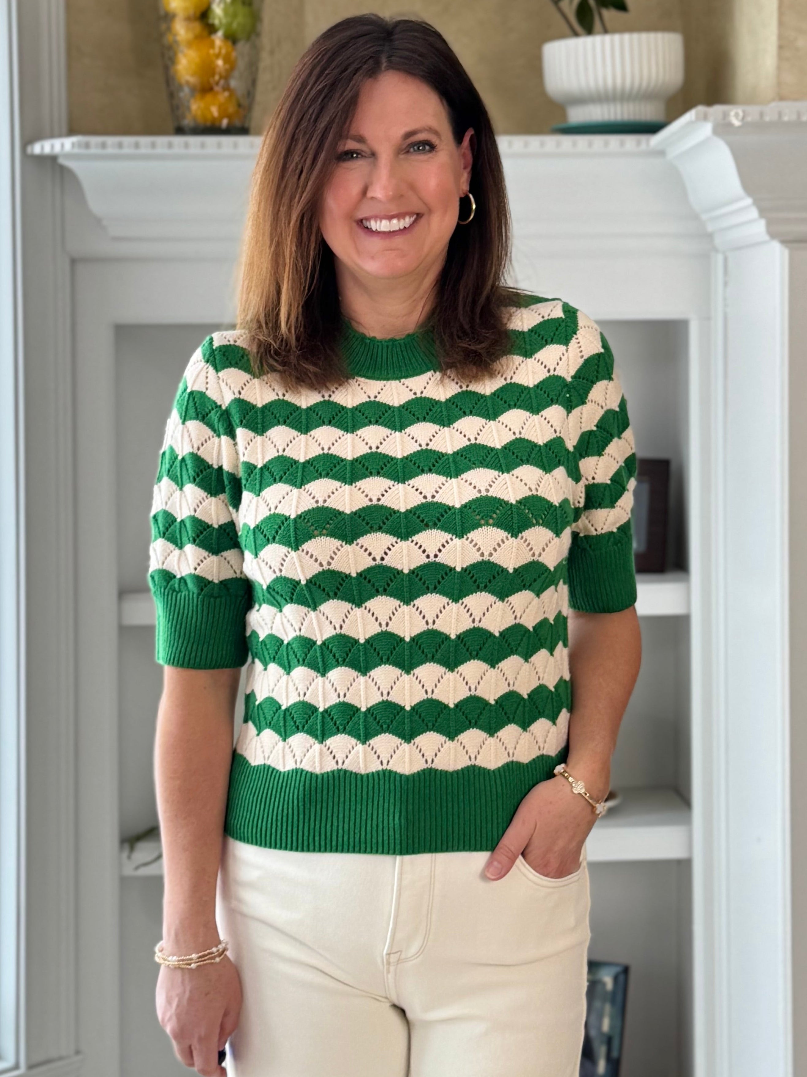 THML Green Wave Top