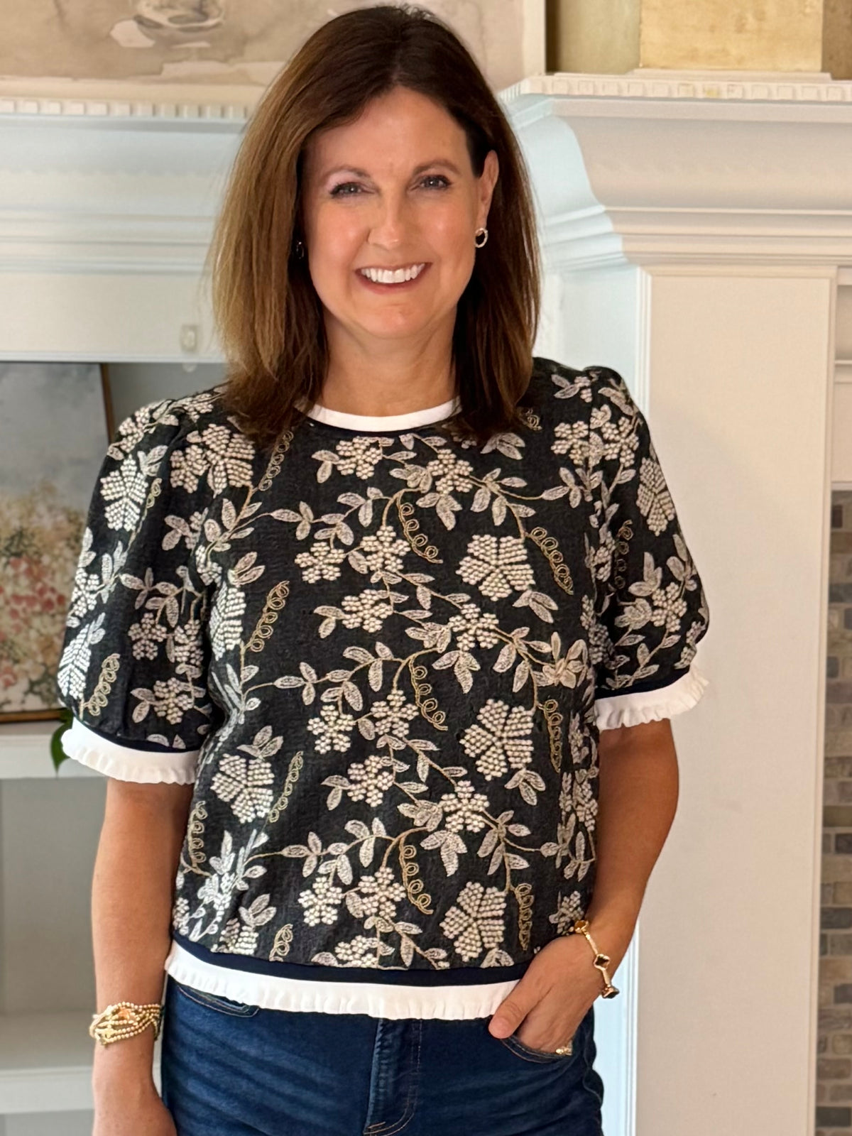 Perfectly Said Textured Top