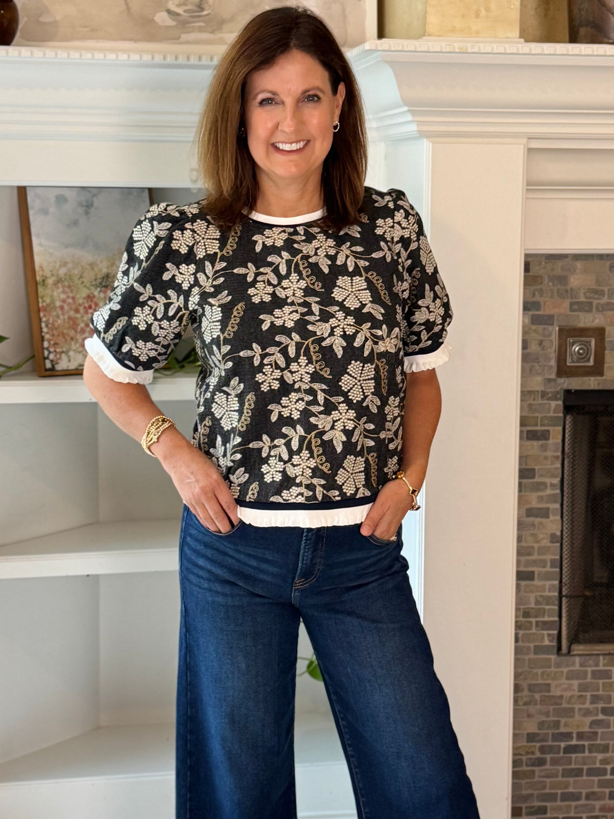 Perfectly Said Textured Top