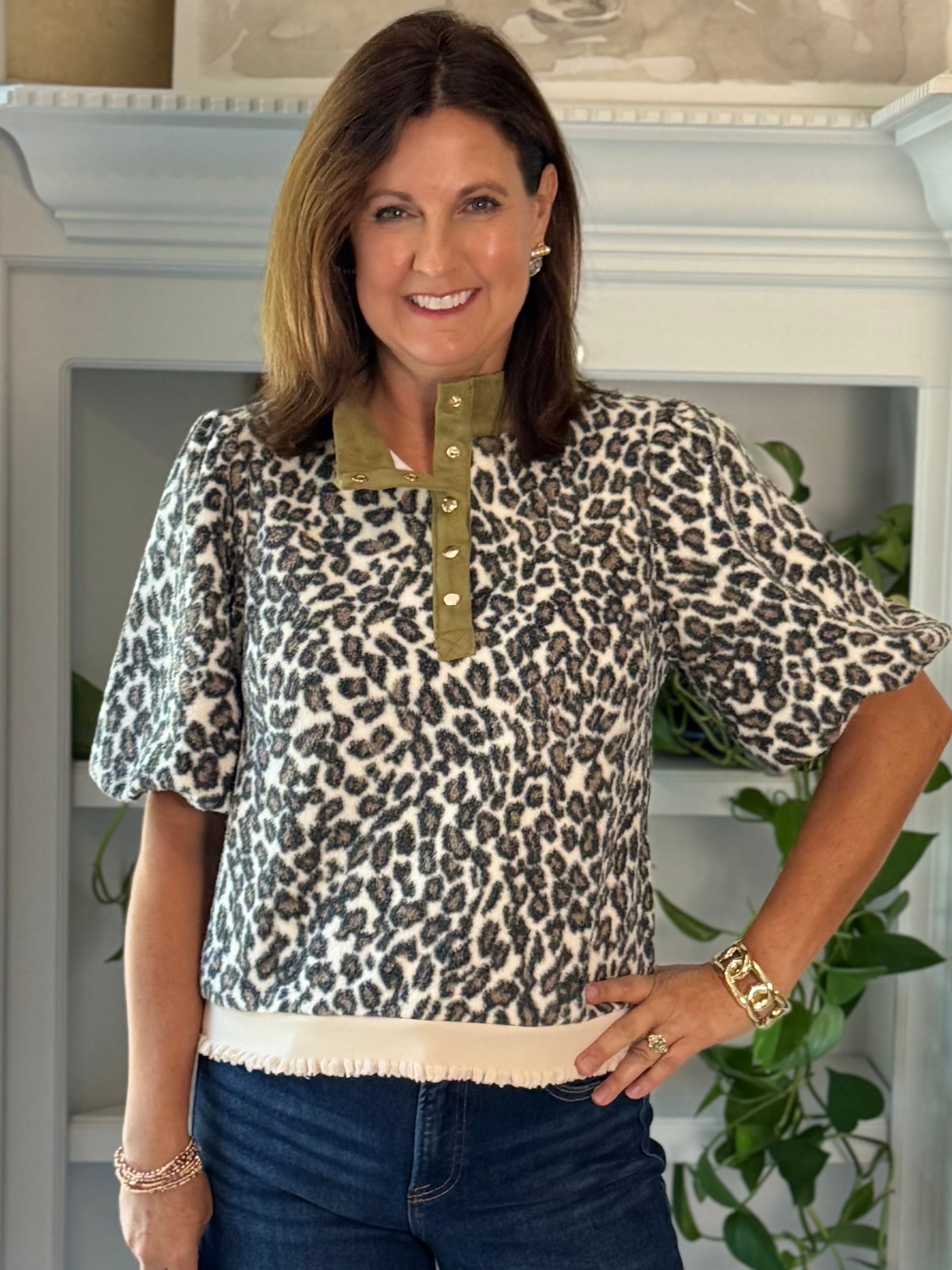 Wildly Charming Contrast Top