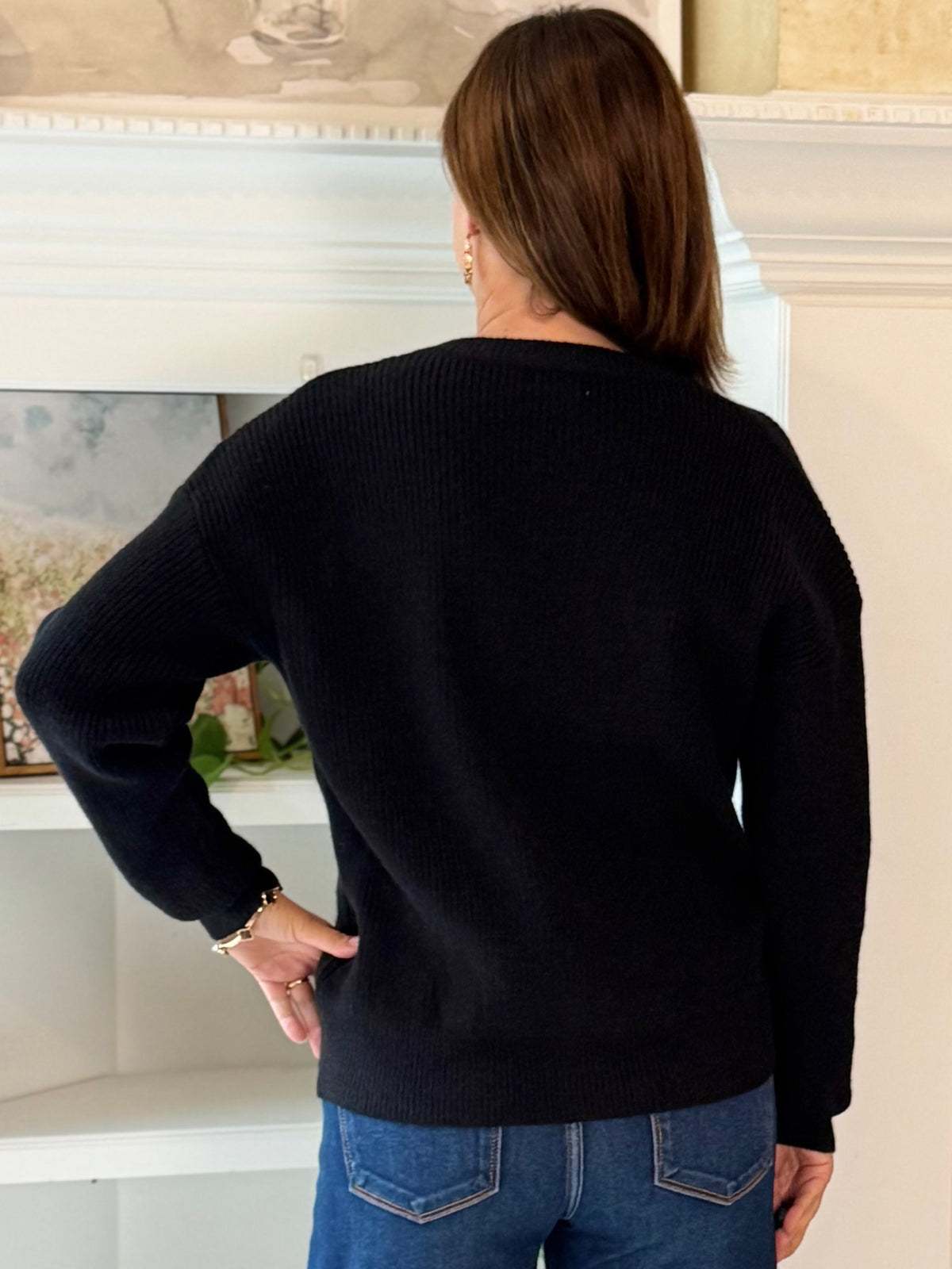 Bone to Boogie Embroidered Sweater