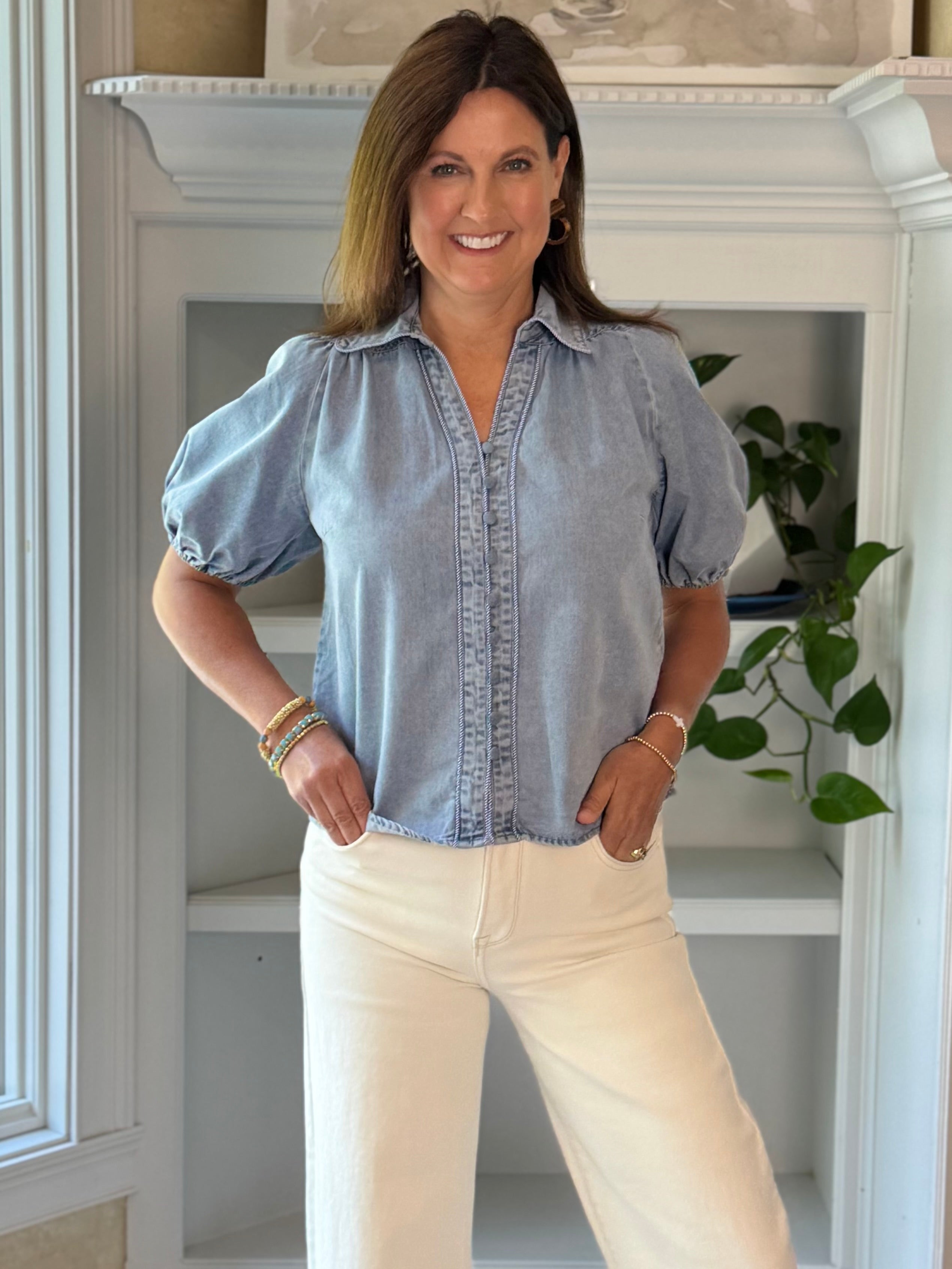 Darling Denim Top