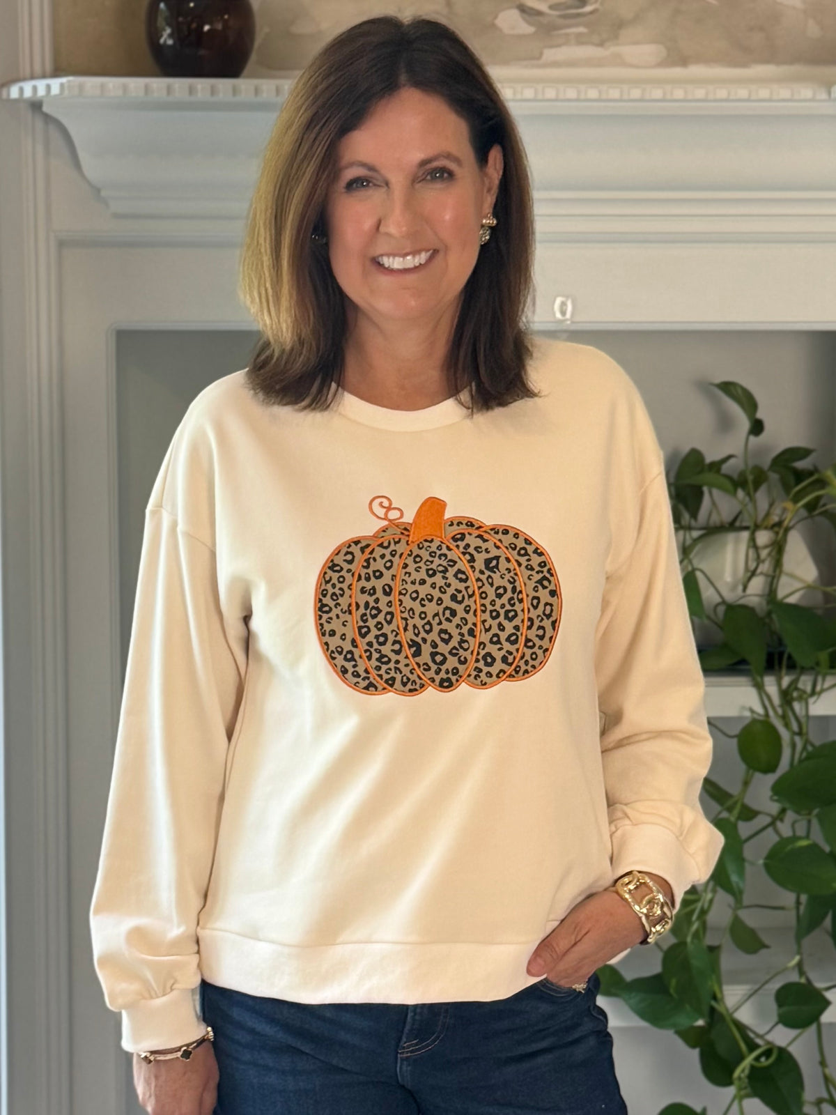 Patch Perfect Embroidered Sweatshirt