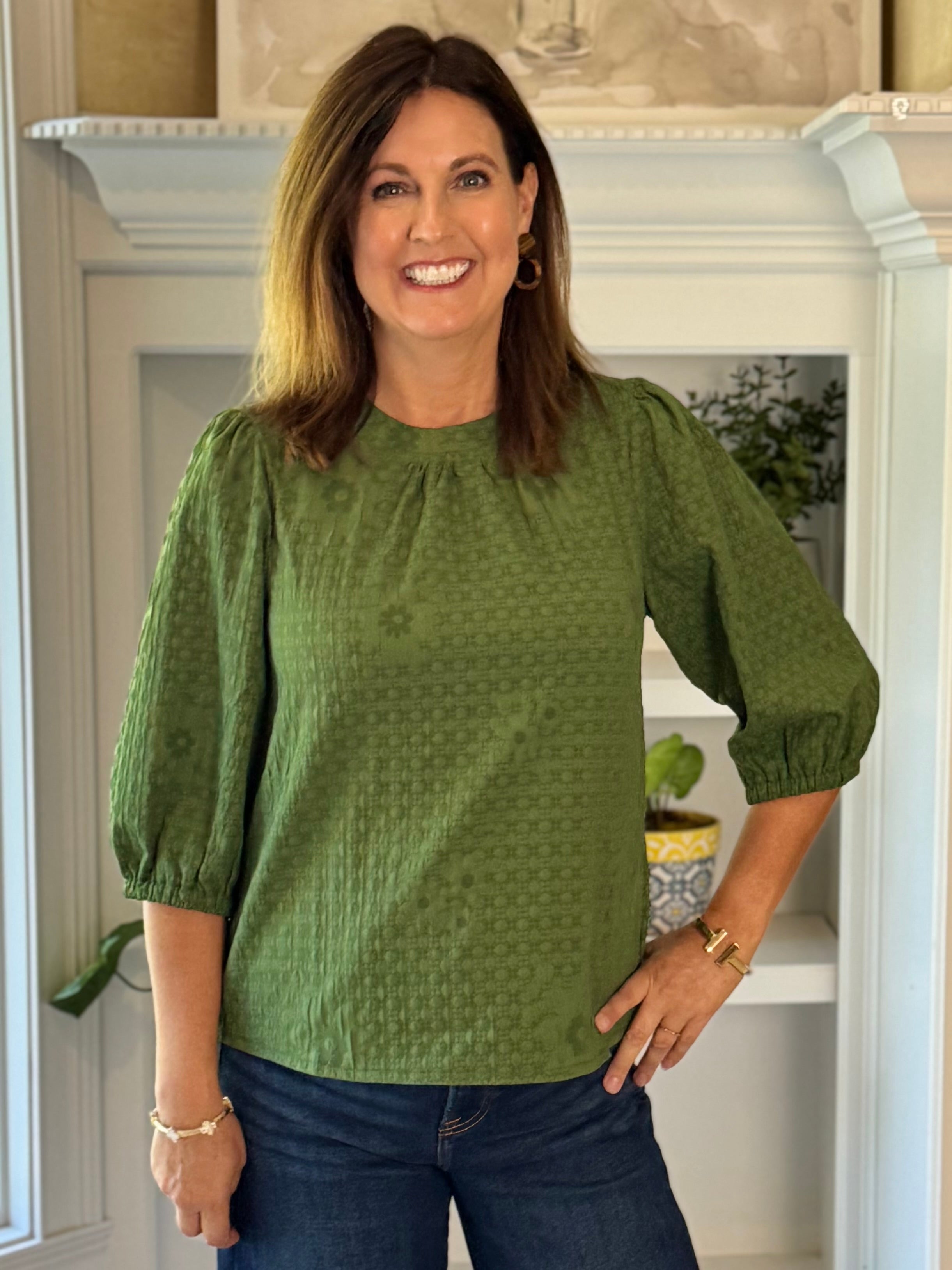 Olive Joy Top