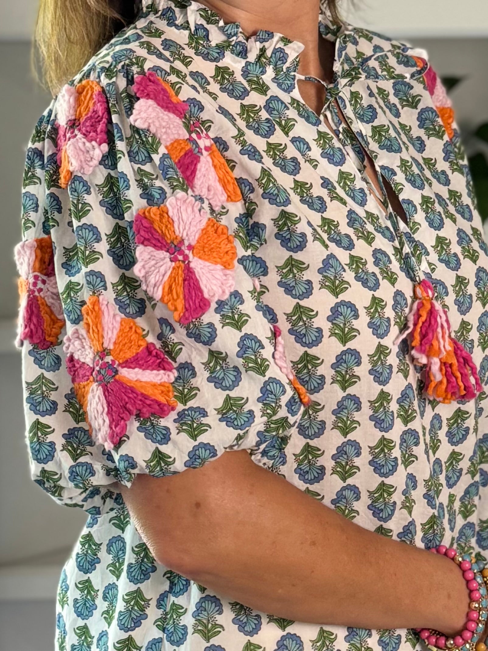 THML Color Delight Tassel Top