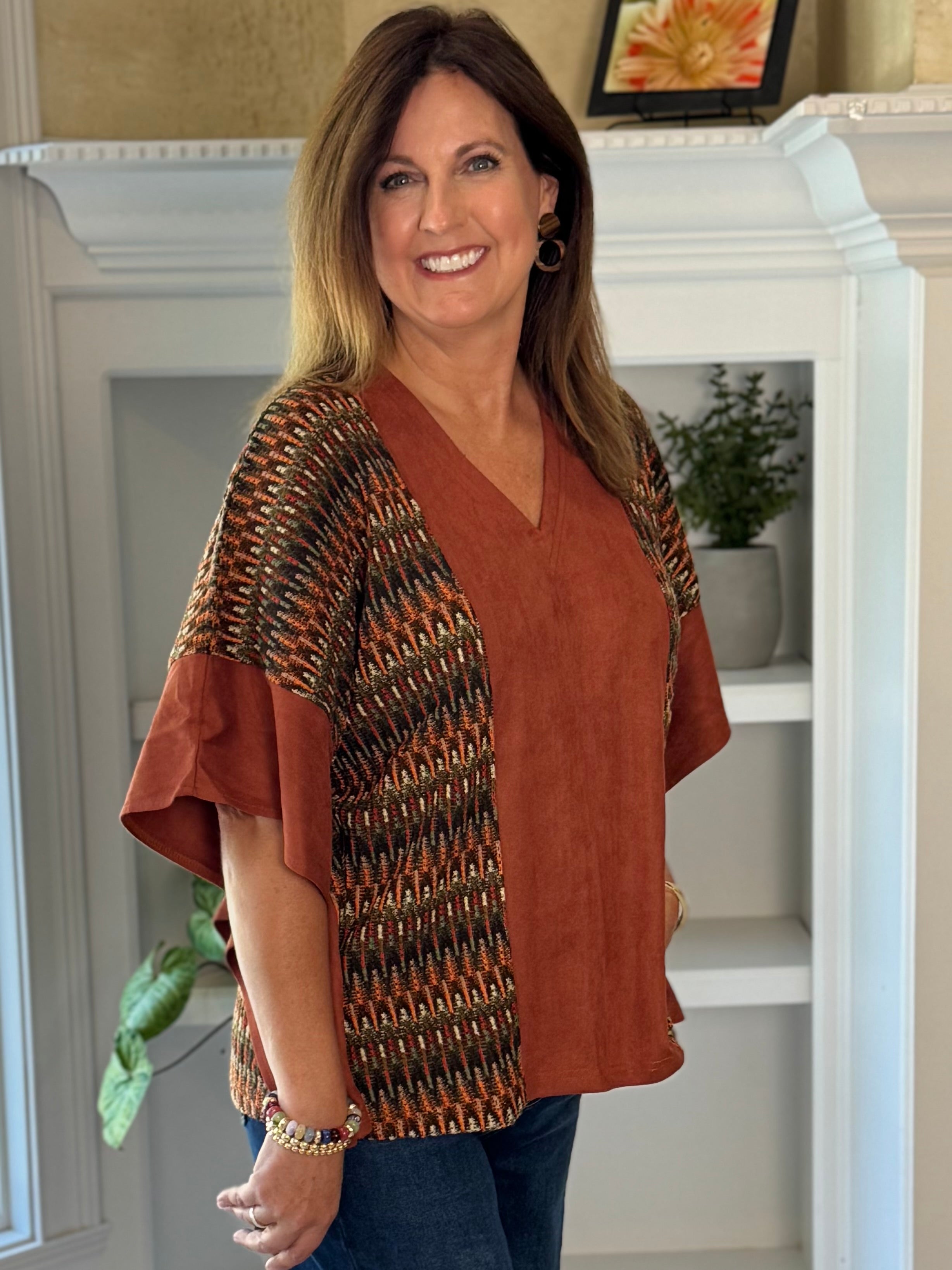 Fireside Nights Poncho