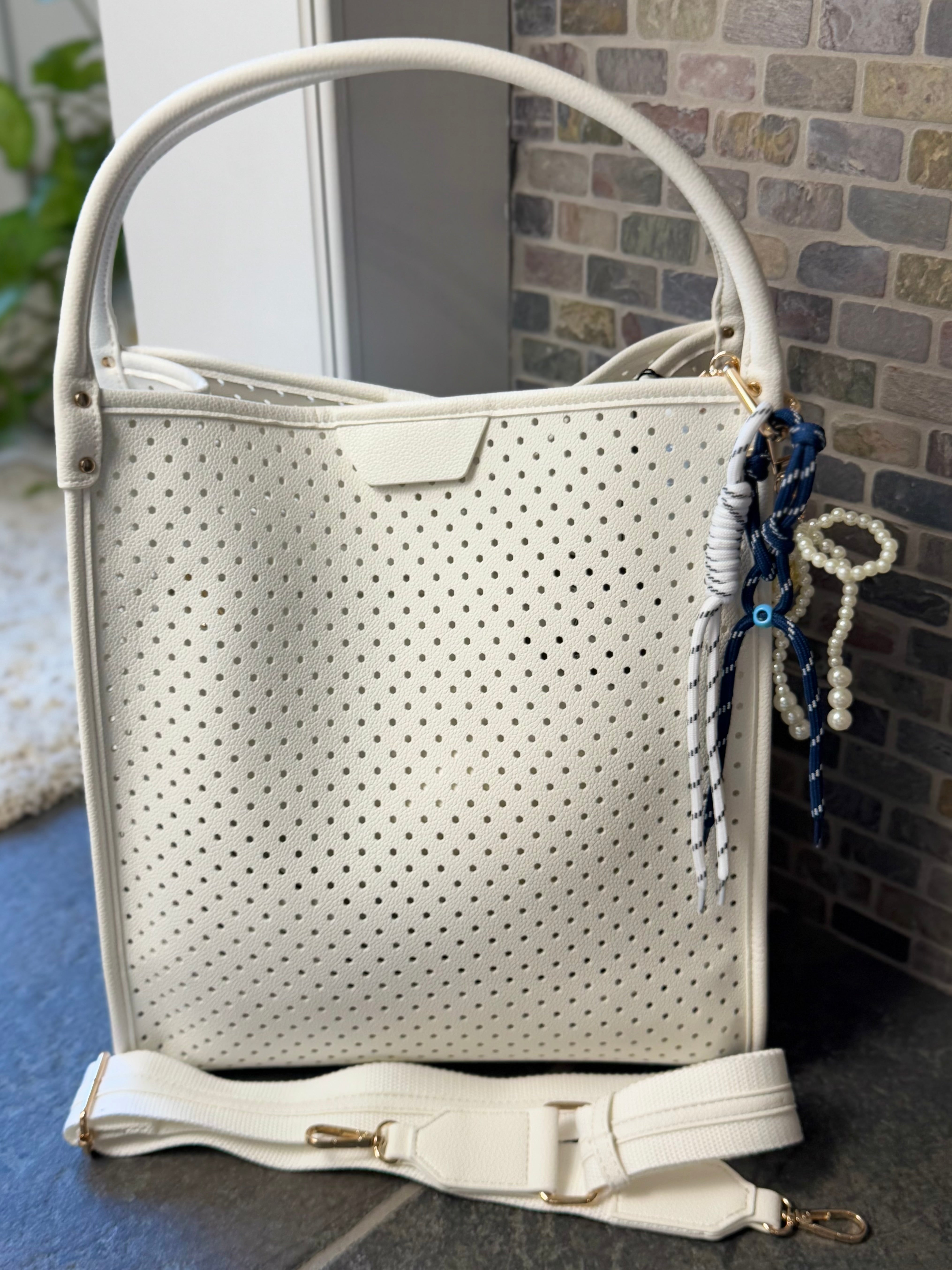 Modern Chic Tote - White