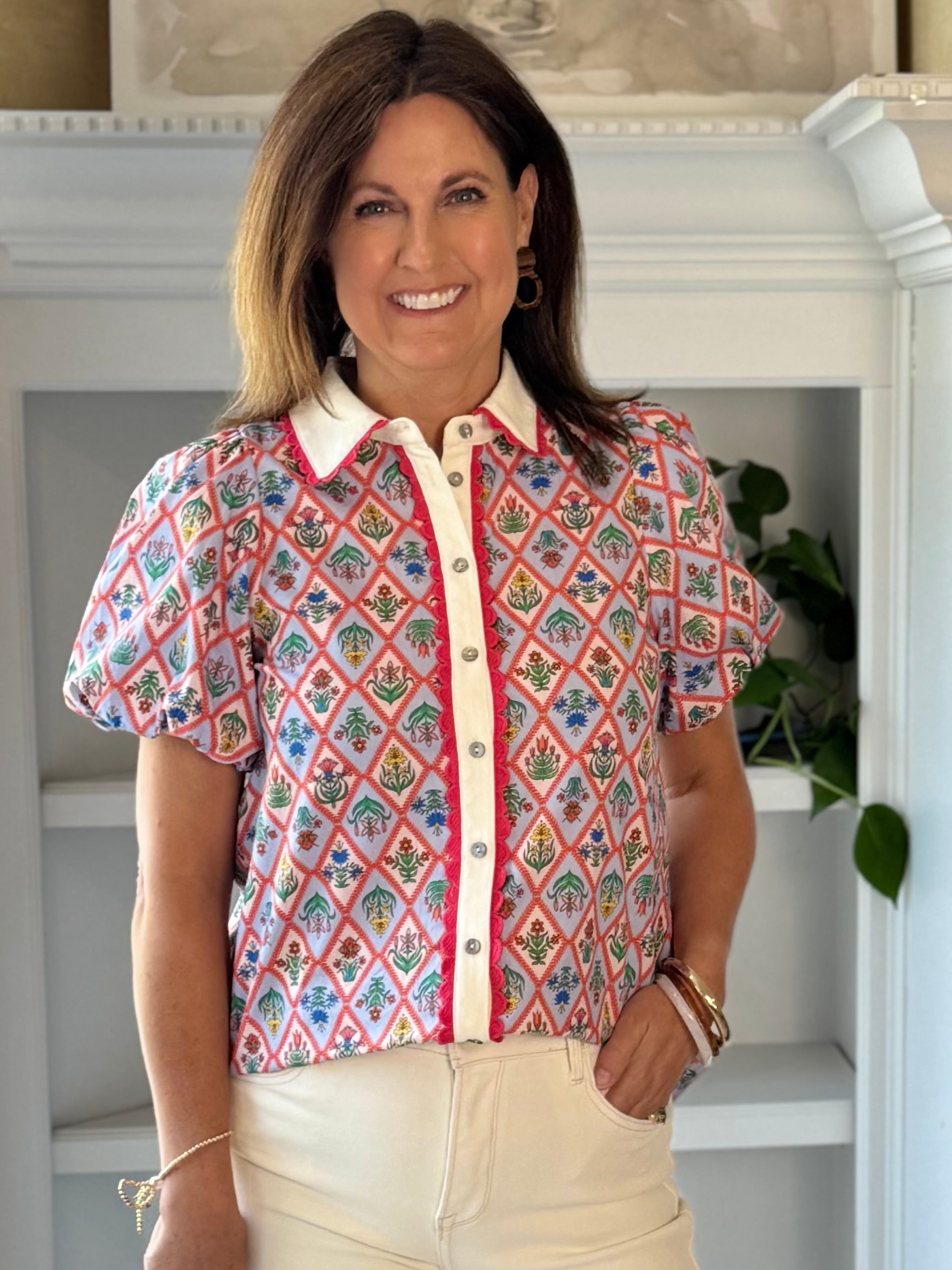 Happy Hour Print Top