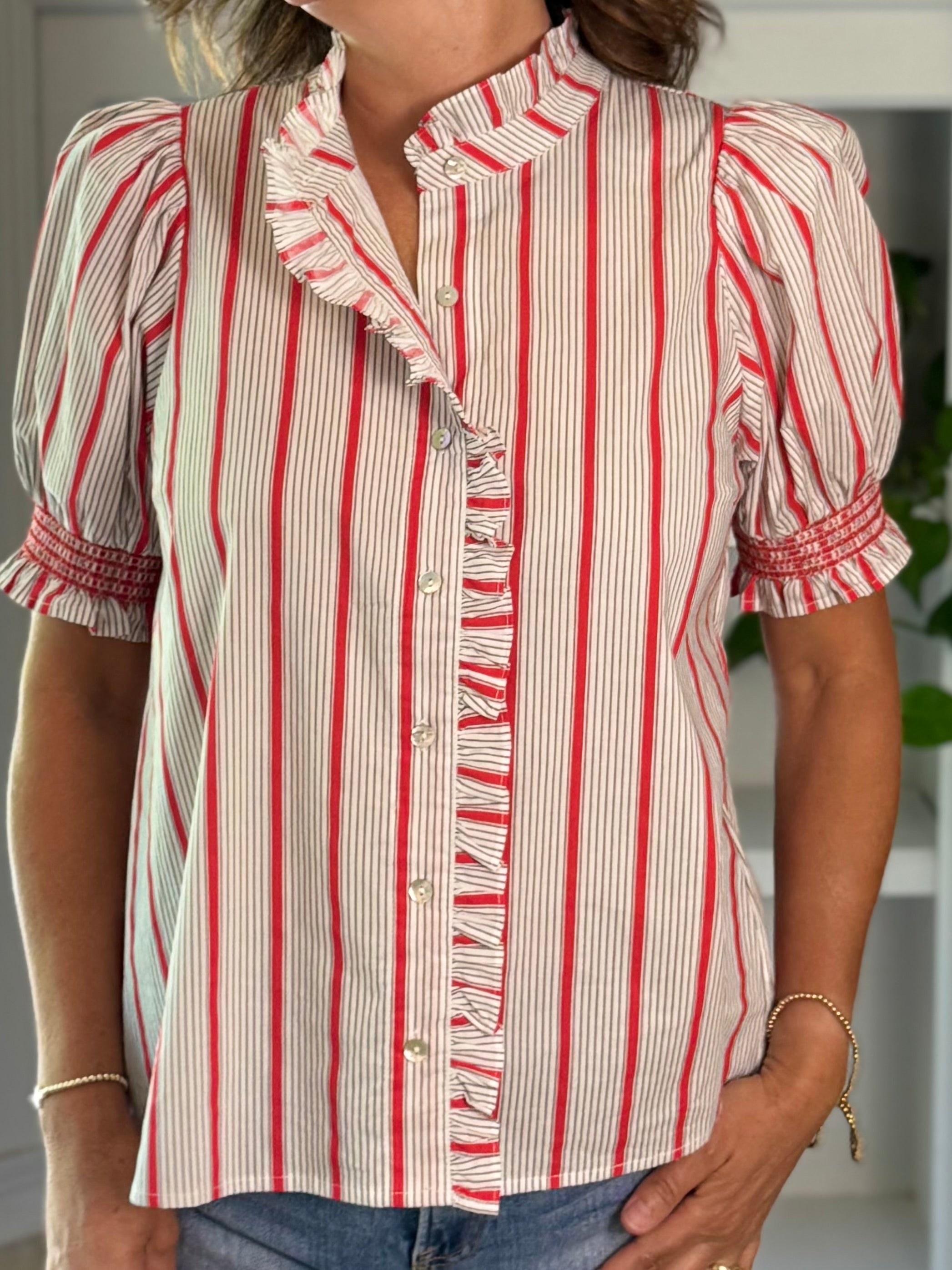 Striped Story Top