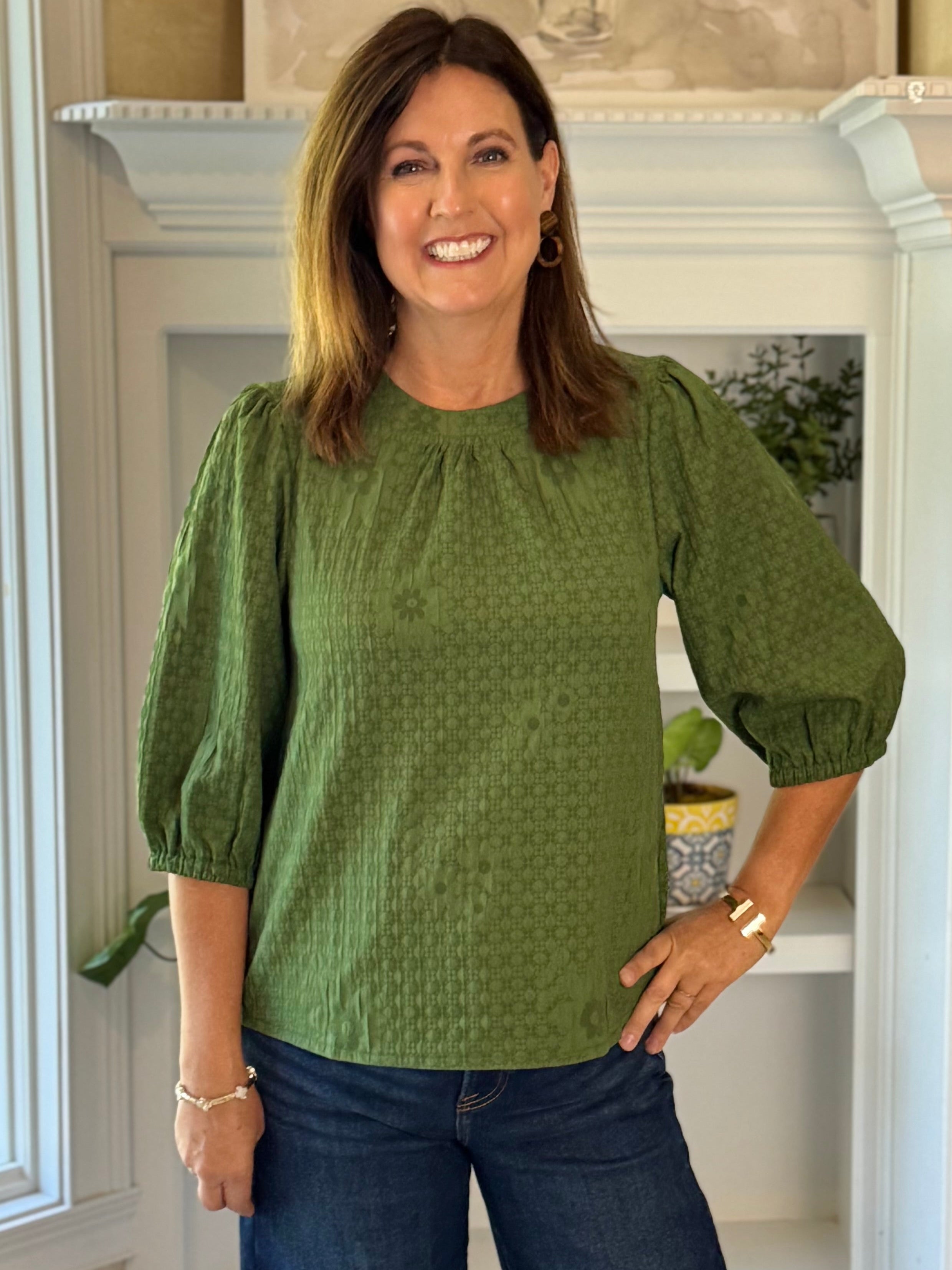Olive Joy Top