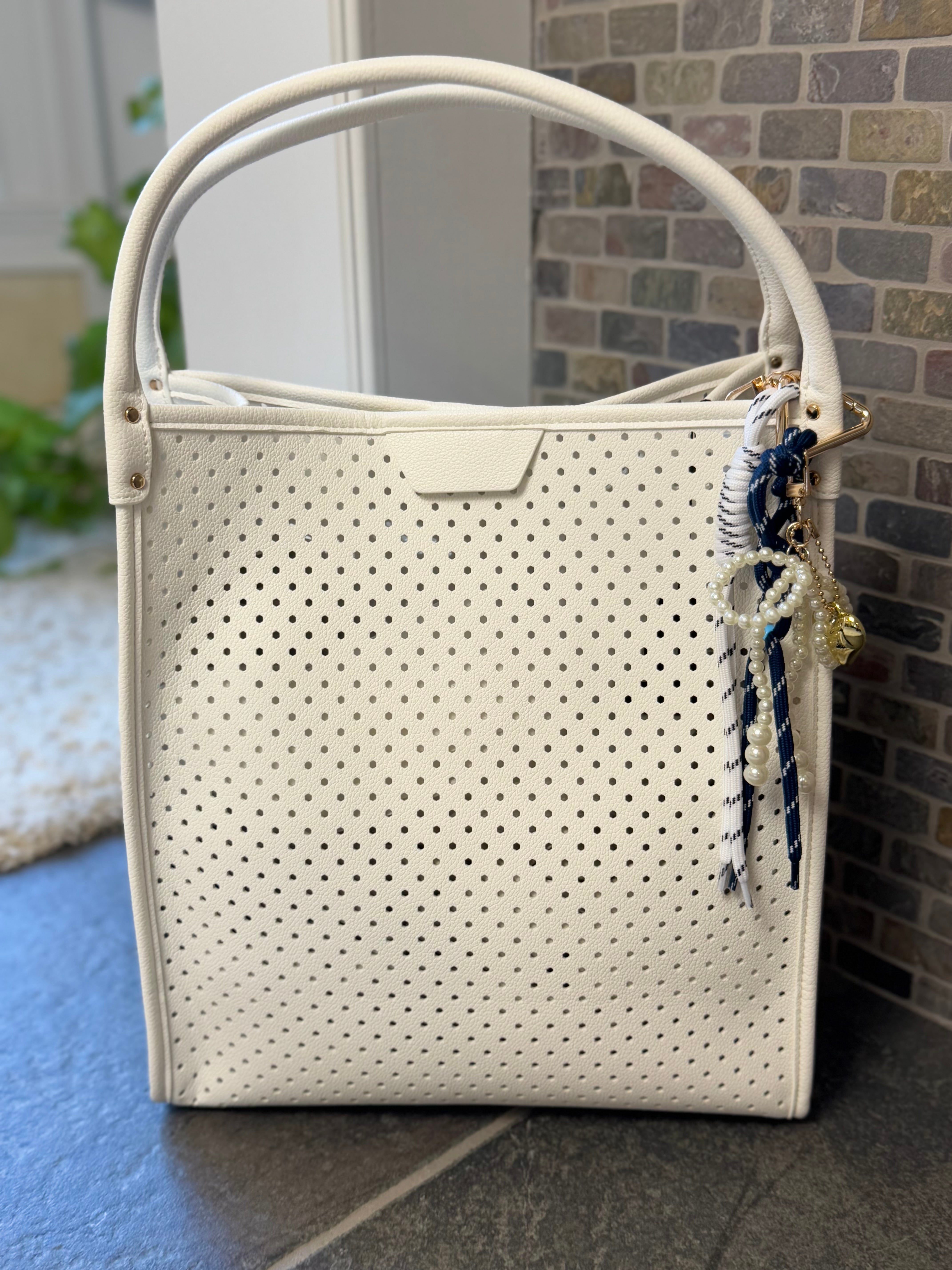 Modern Chic Tote - White