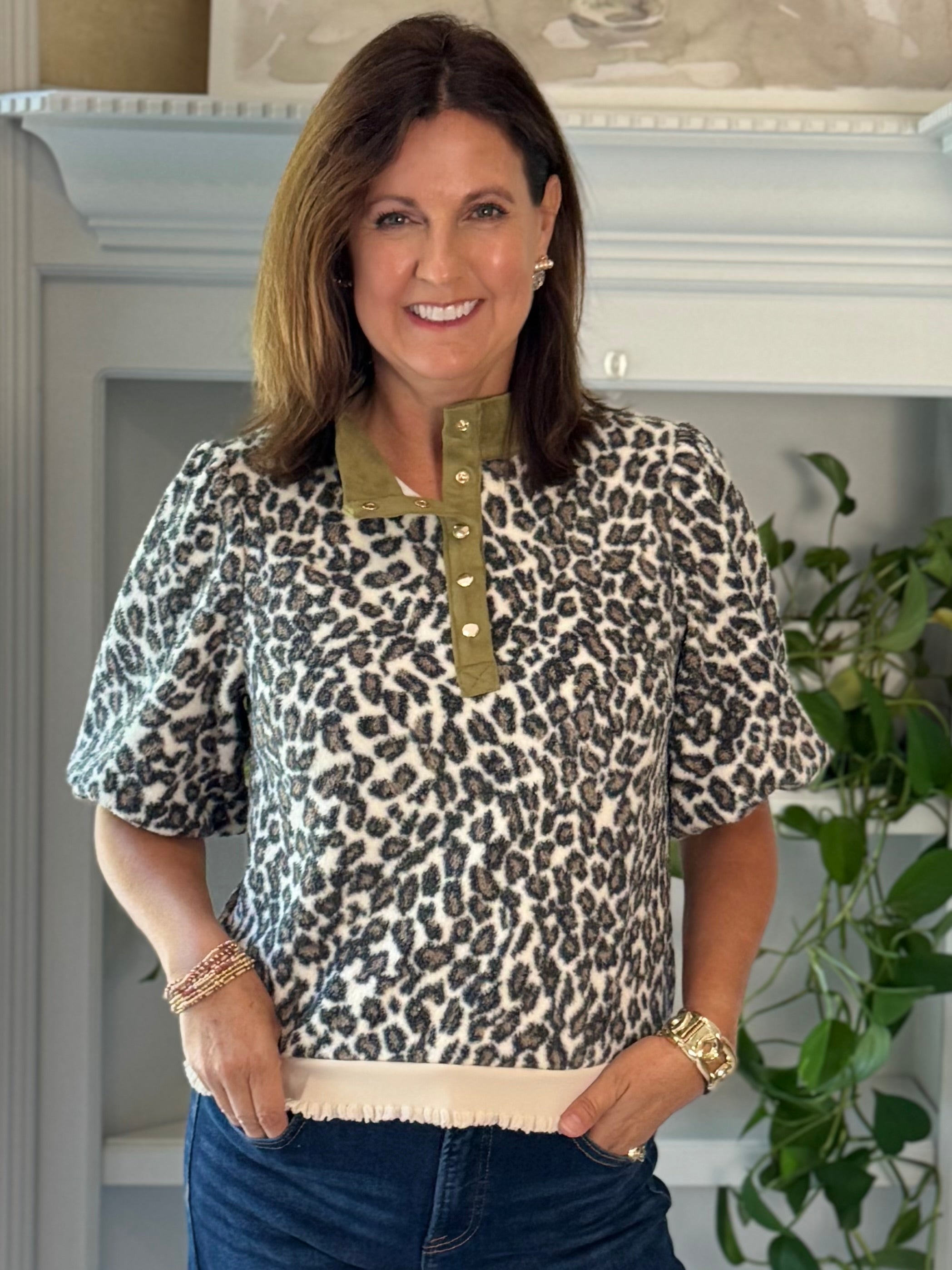 Wildly Charming Contrast Top