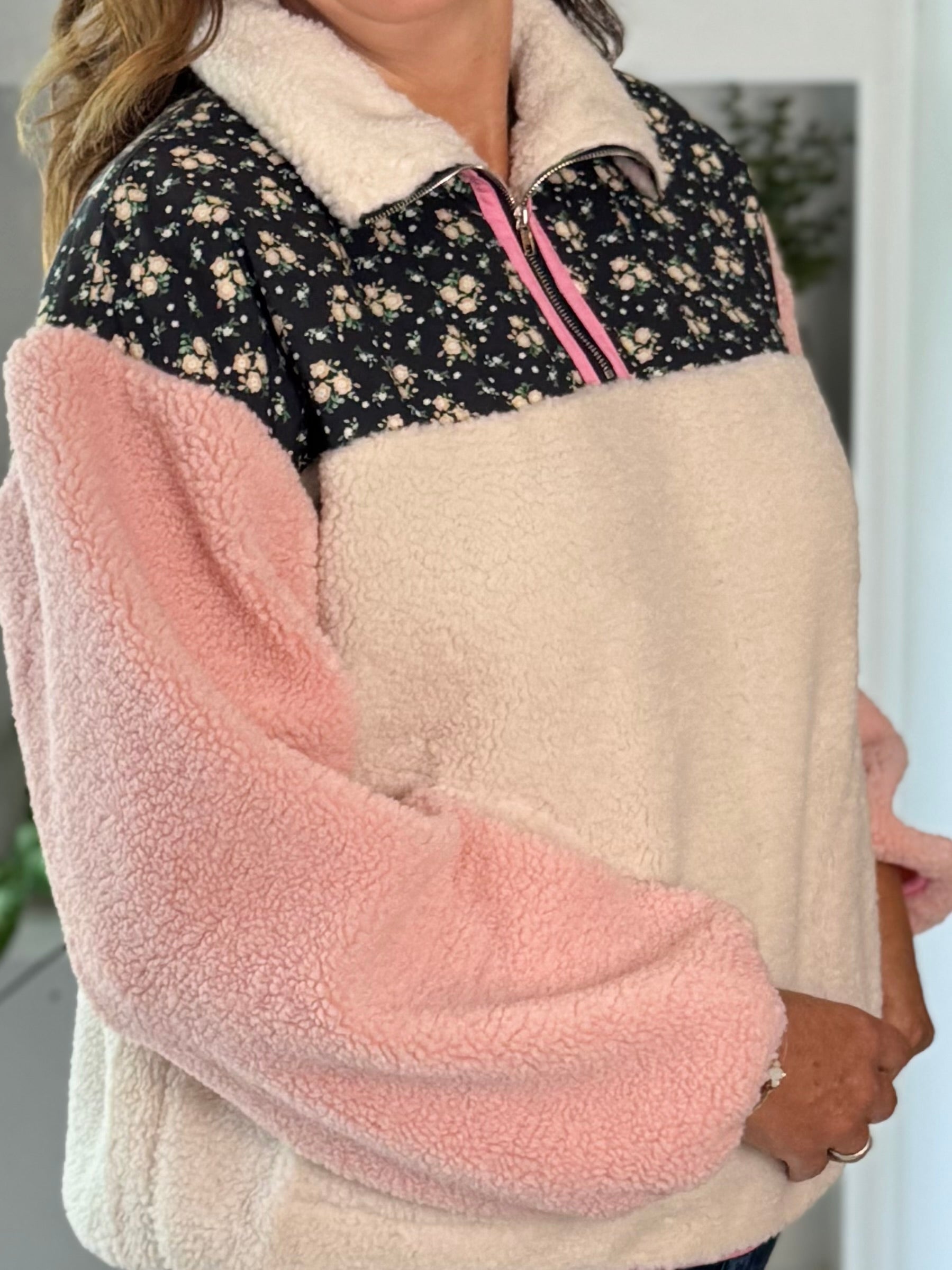 Cozy Contrast Pullover