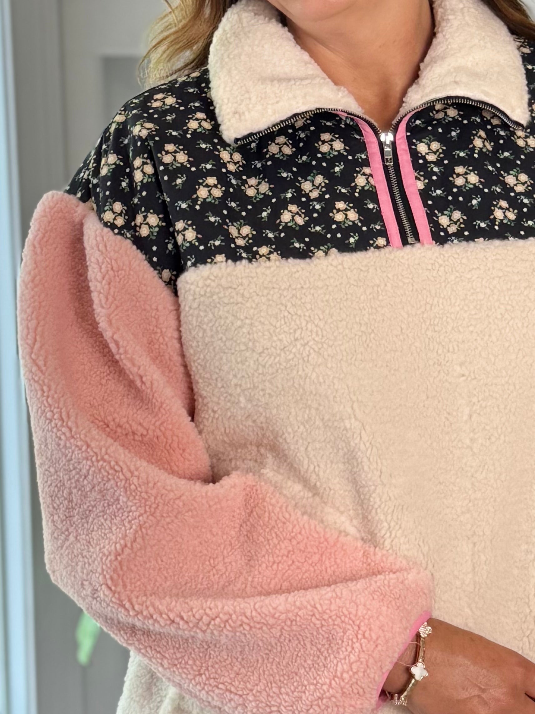 Cozy Contrast Pullover